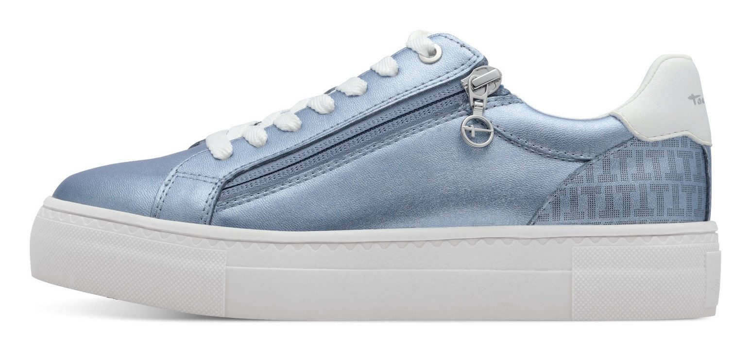 Tamaris Plateausneakers , vrijetijdsschoen, halfschoen, veterschoen met gepolsterde schacht