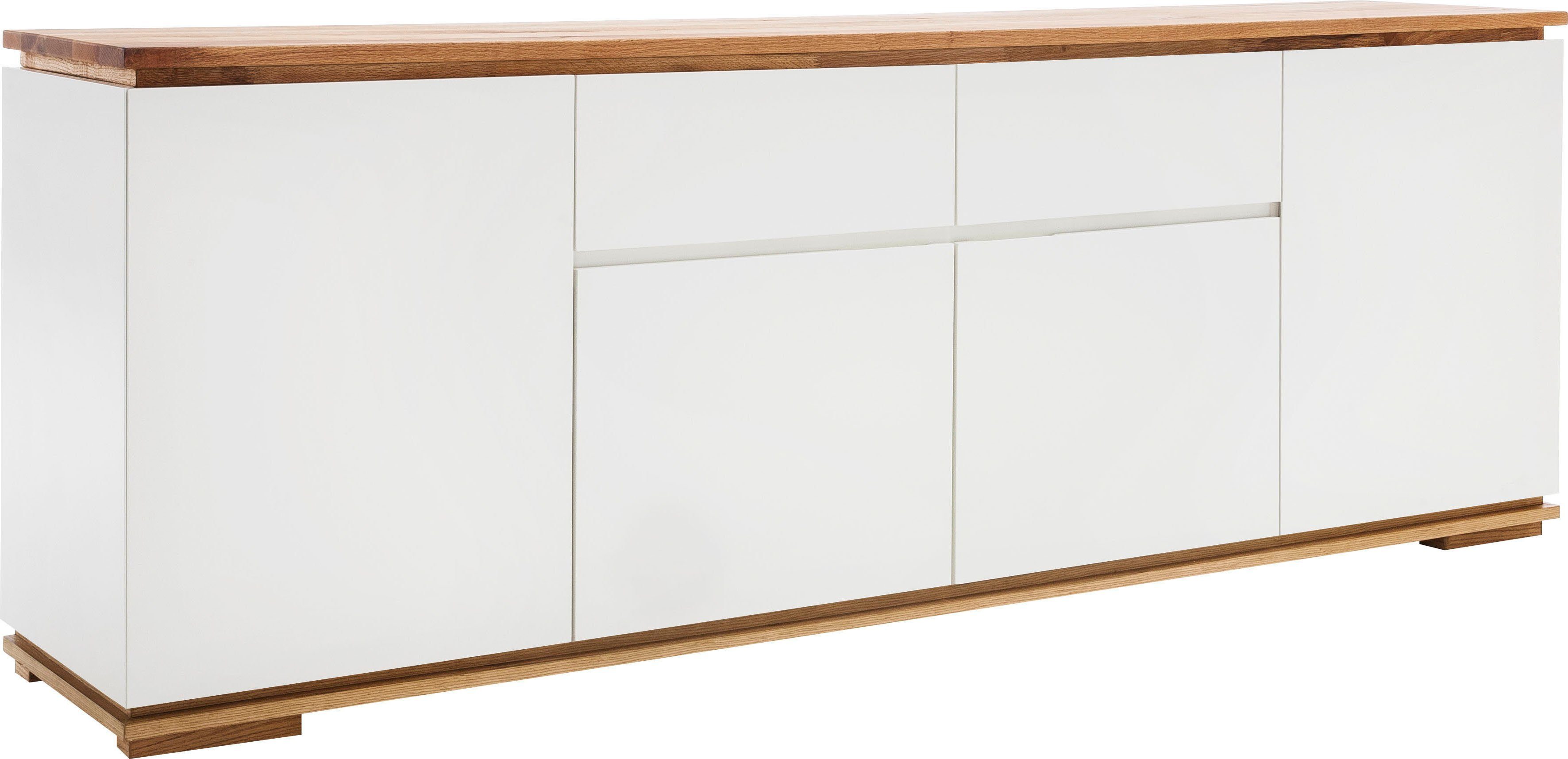 MCA furniture Dressoir Chiaro Breedte ca. 182 cm dressoirs wit