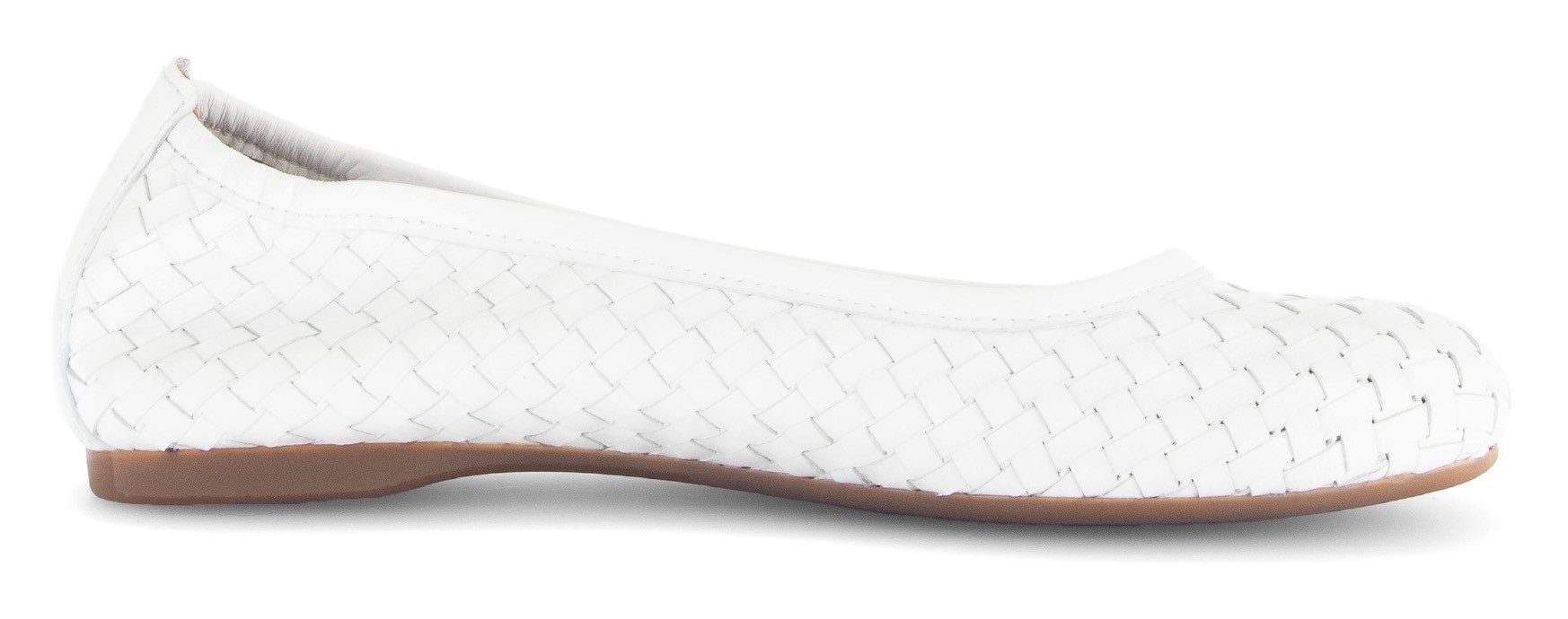 Gabor Ballerina's , instapschoen, lenteschoen, zakelijke schoen met mooi vlechtpatroon