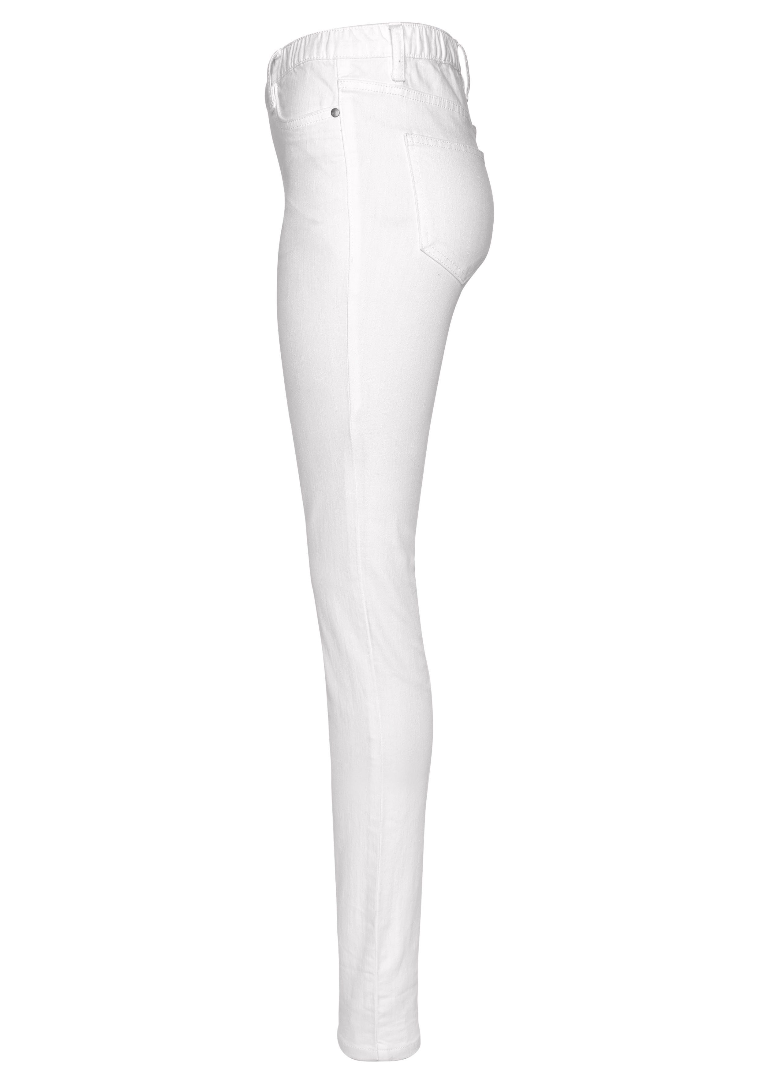 Flashlights Jeggings strakke pasvorm skinny jeans used-look-wassing hoge taille (Set van 2)