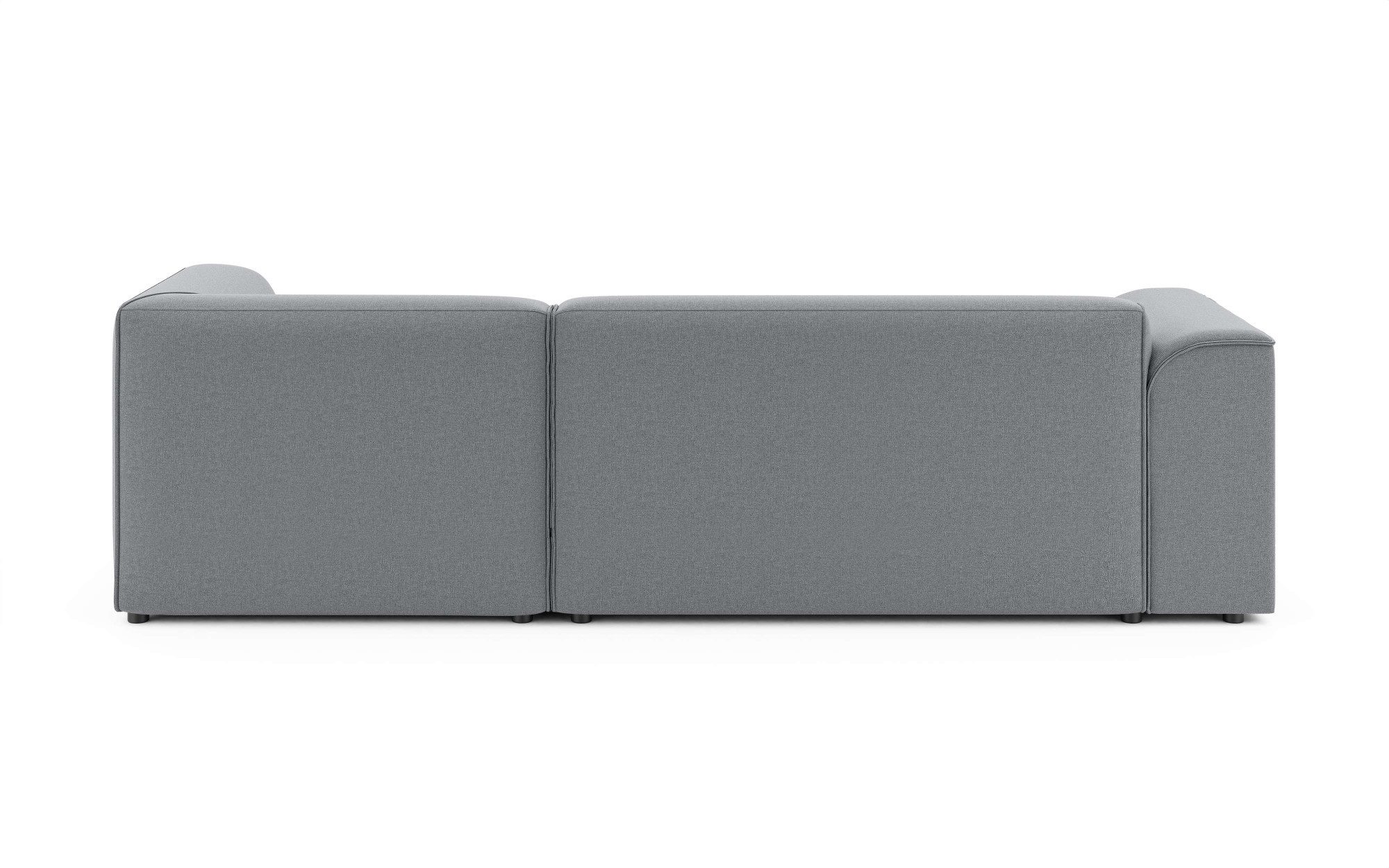 INOSIGN Hoekbank MERID L-vorm (257 cm), tijdloos & stijlvol ontwerp Uitgebreid gepolsterd, in cord, chenille en structuur