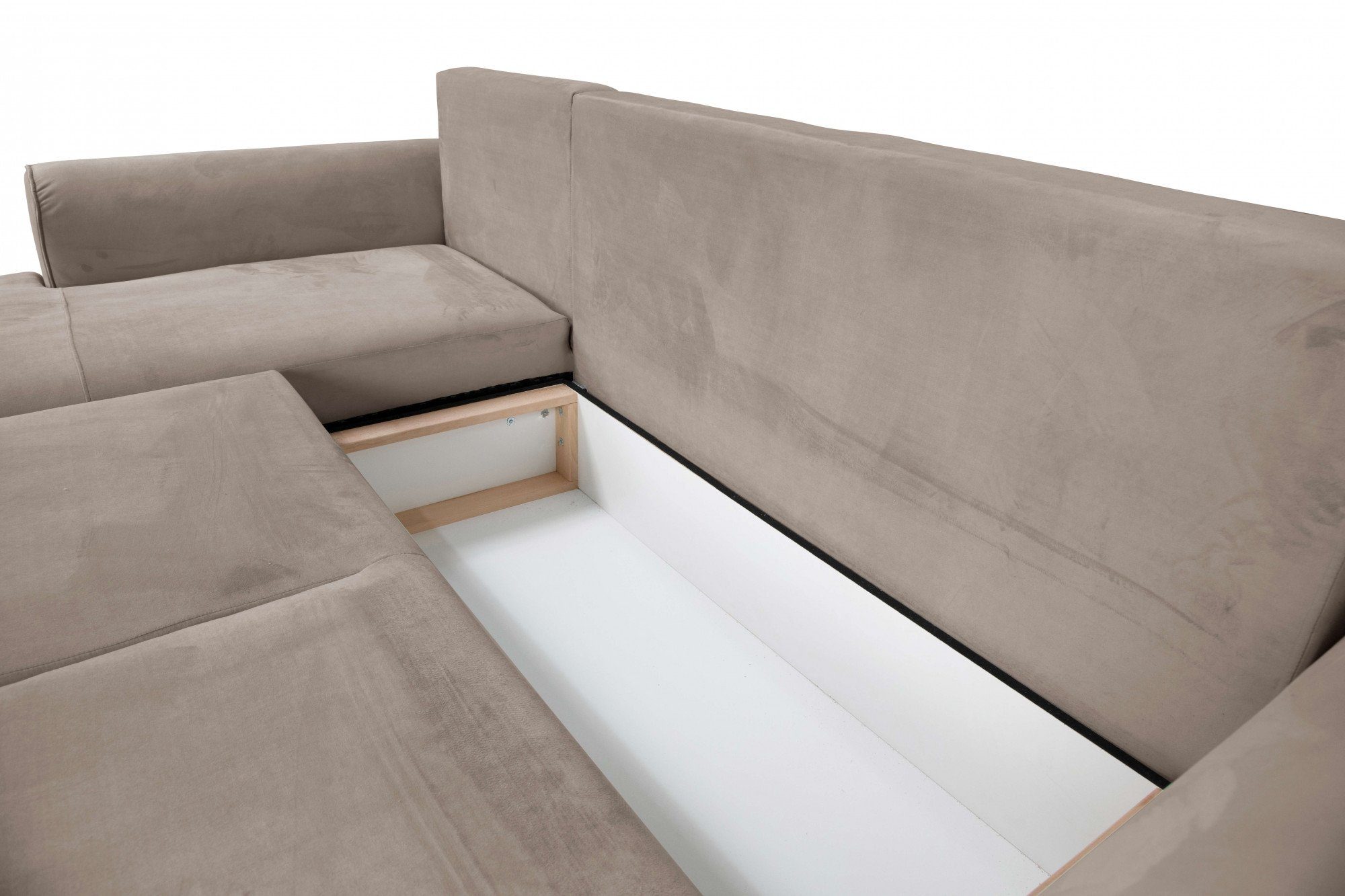 INOSIGN Hoekbank BEATRICE optionele slaapbank met bedlade, B/D/H: 265/170/86 cm