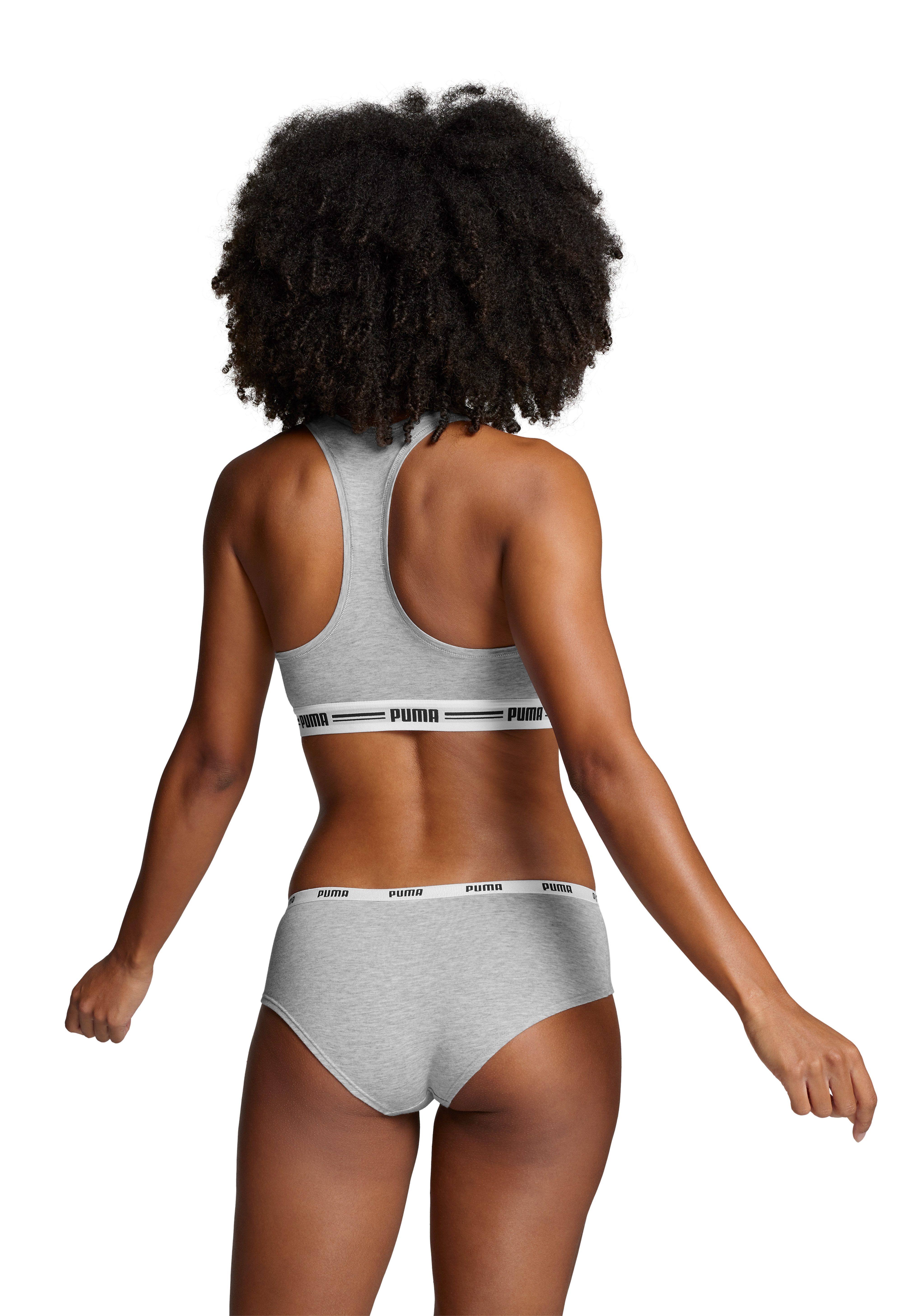 PUMA Hipster PUMA WOMEN HIPSTER 2P Met elastische logoband (Set van 2)