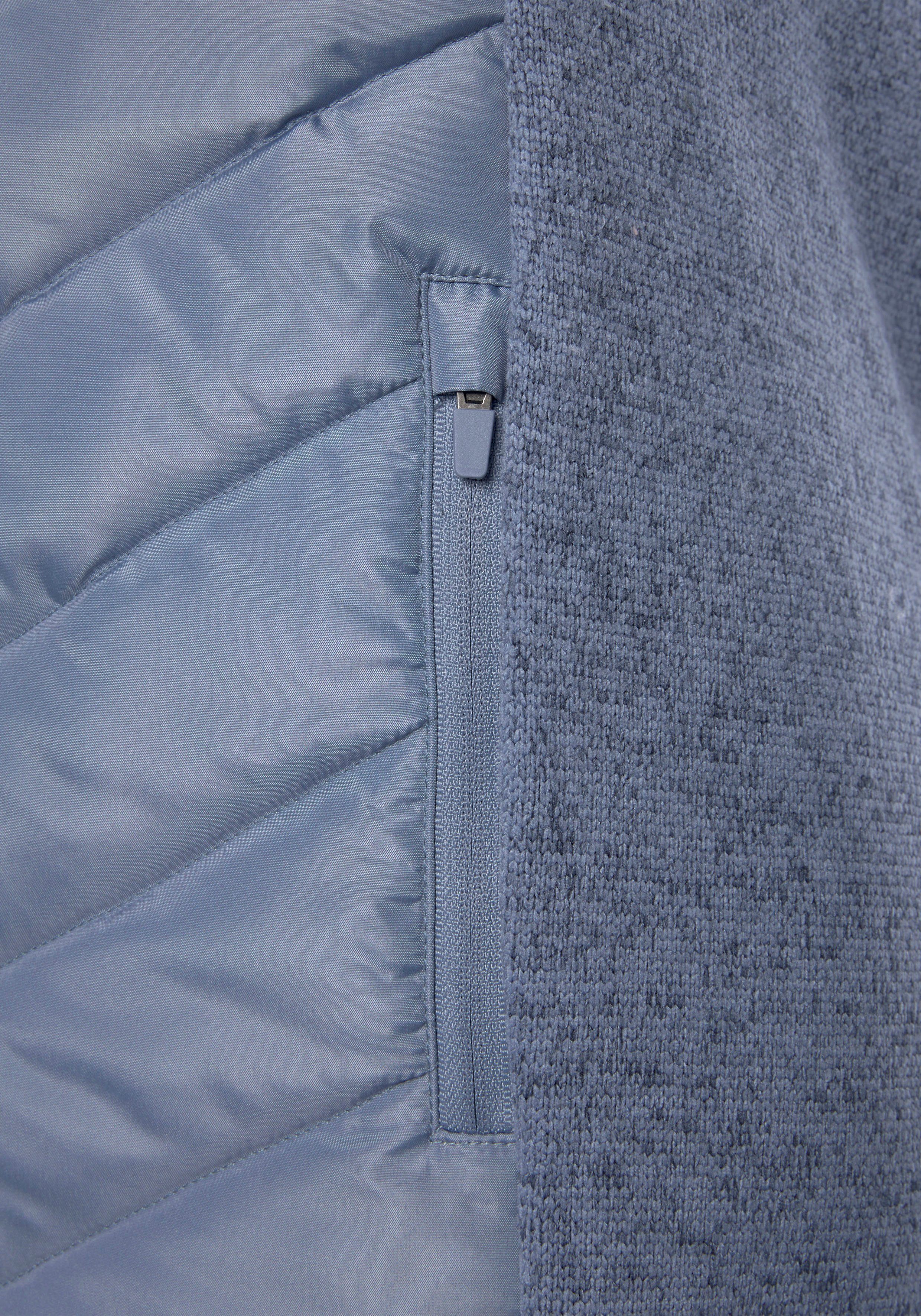 Vivance Gewatteerde jas met tricot-fleece-mouwen