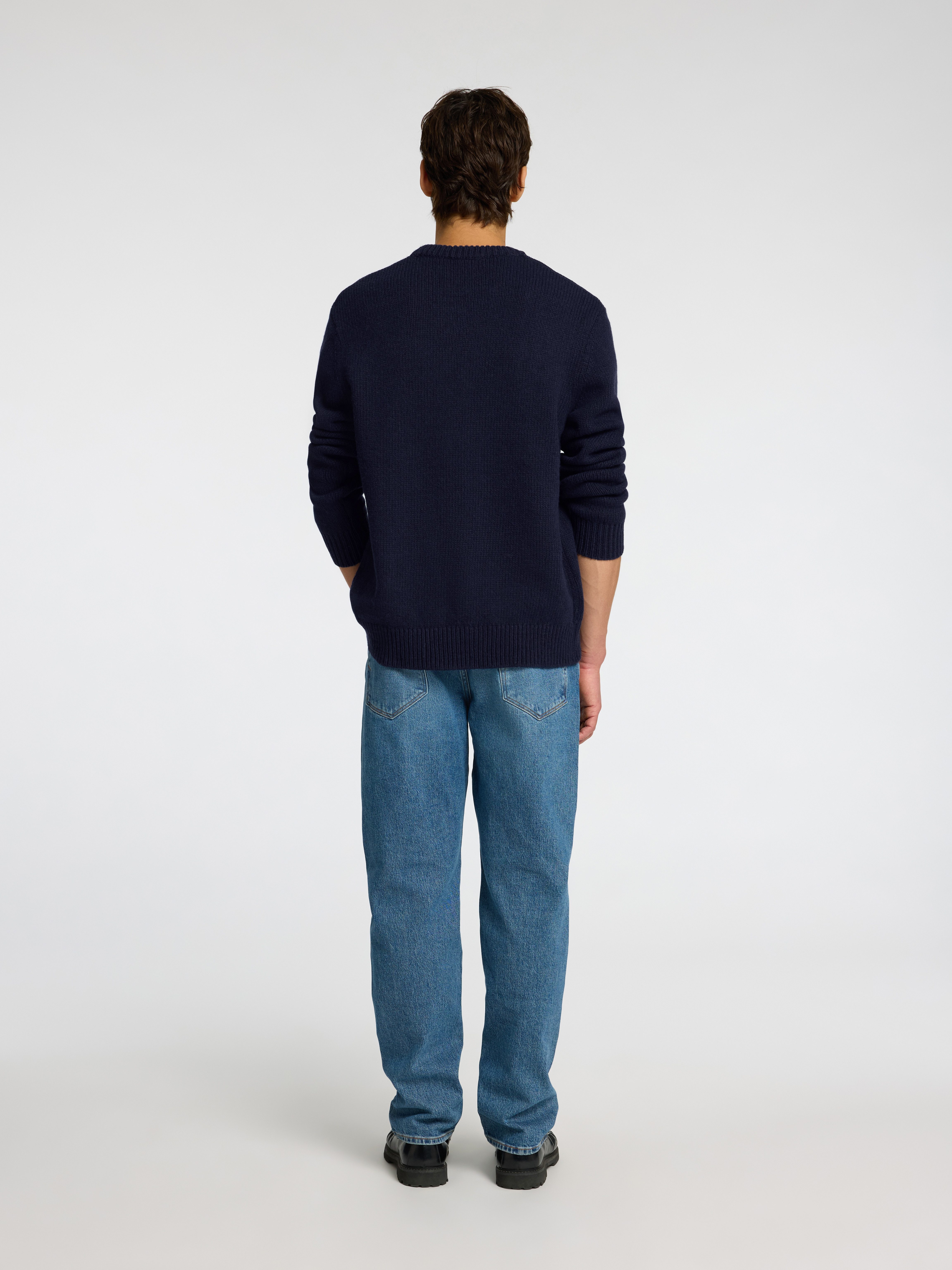 SELECTED HOMME Gebreide trui SLHCODY LS KNIT RELAXED CREW NECK NOOS