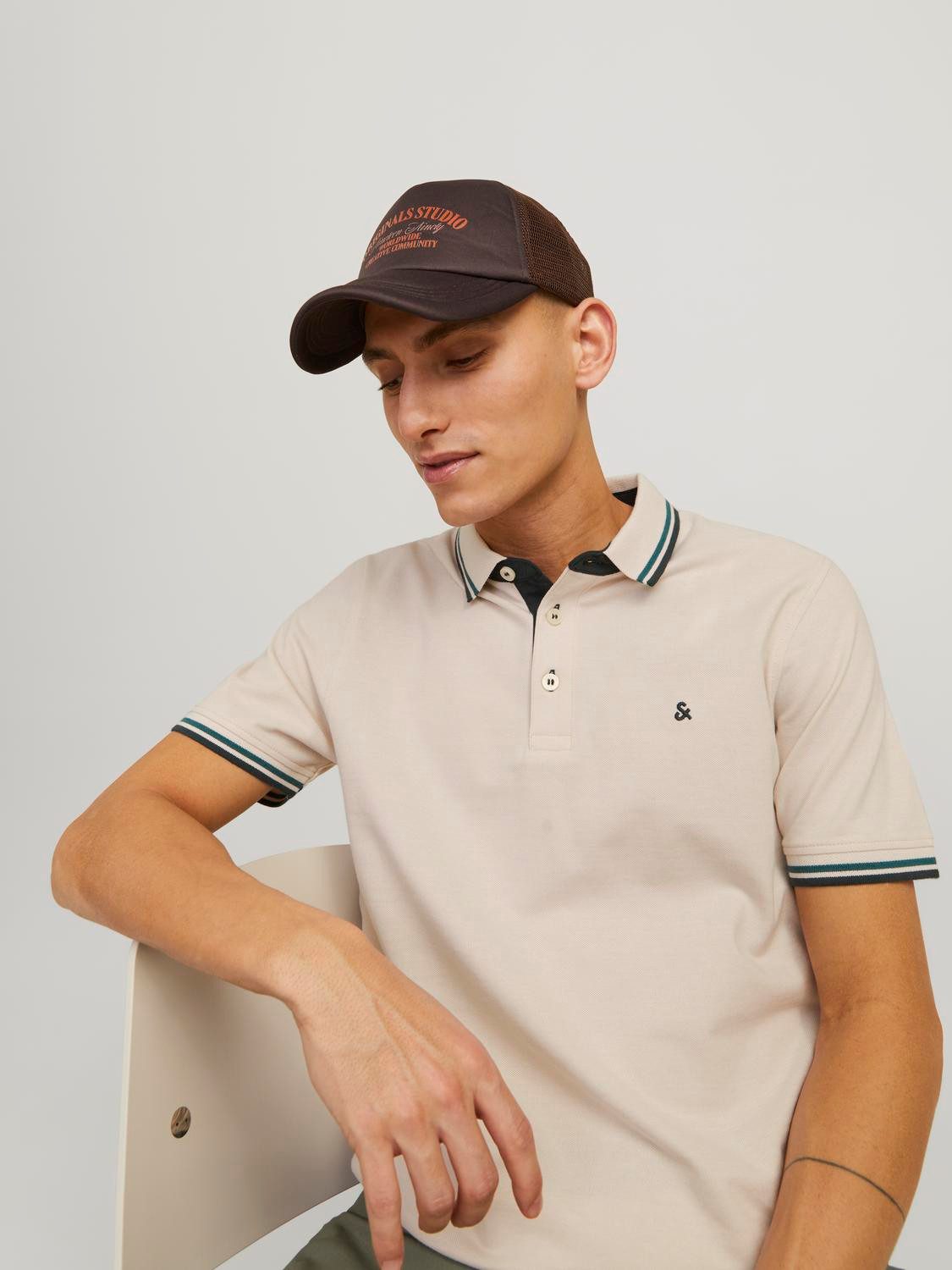 Jack & Jones Poloshirt JJEPAULOS POLO SS NOOS