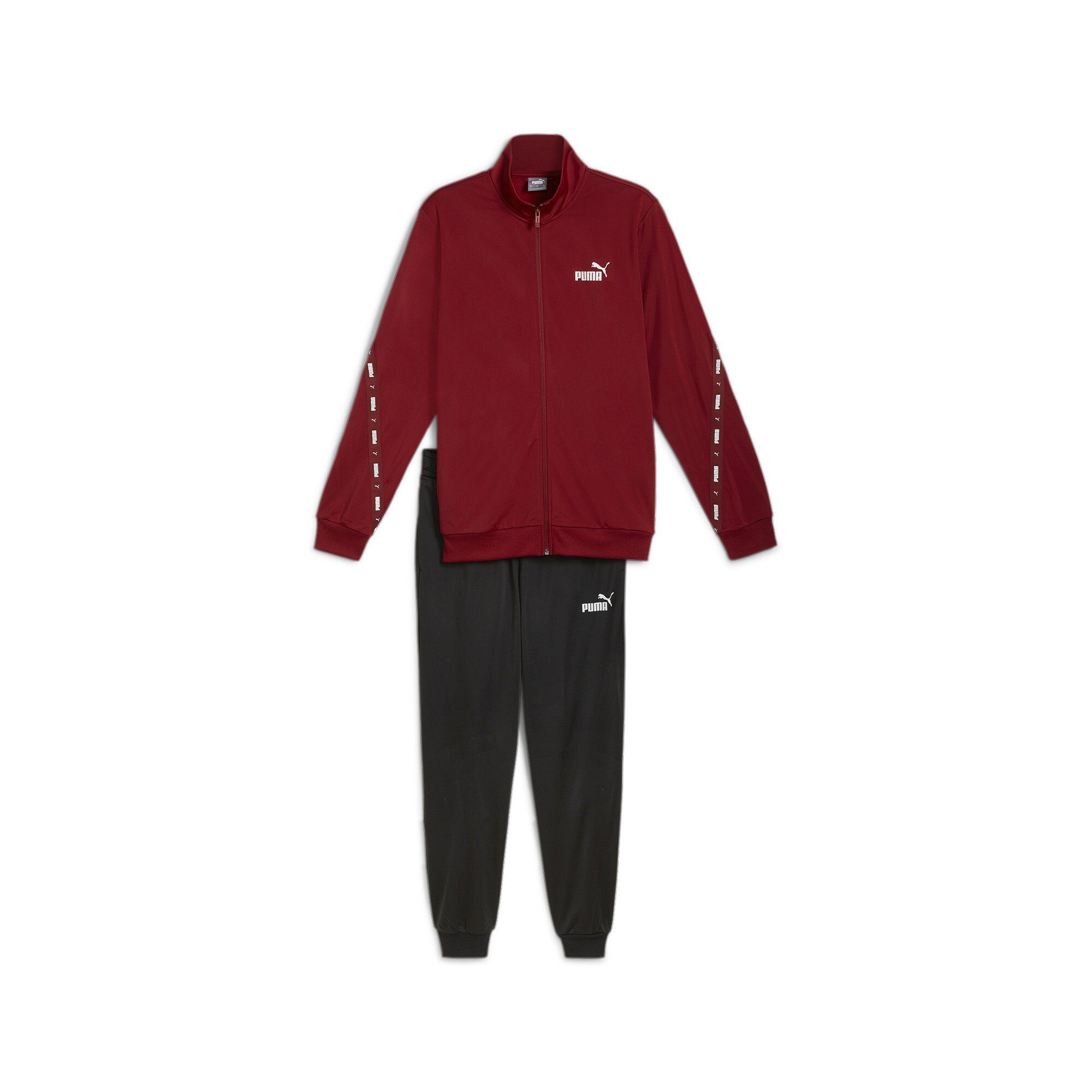 Puma Rood en zwart poly tape trainingspak Multicolor Heren