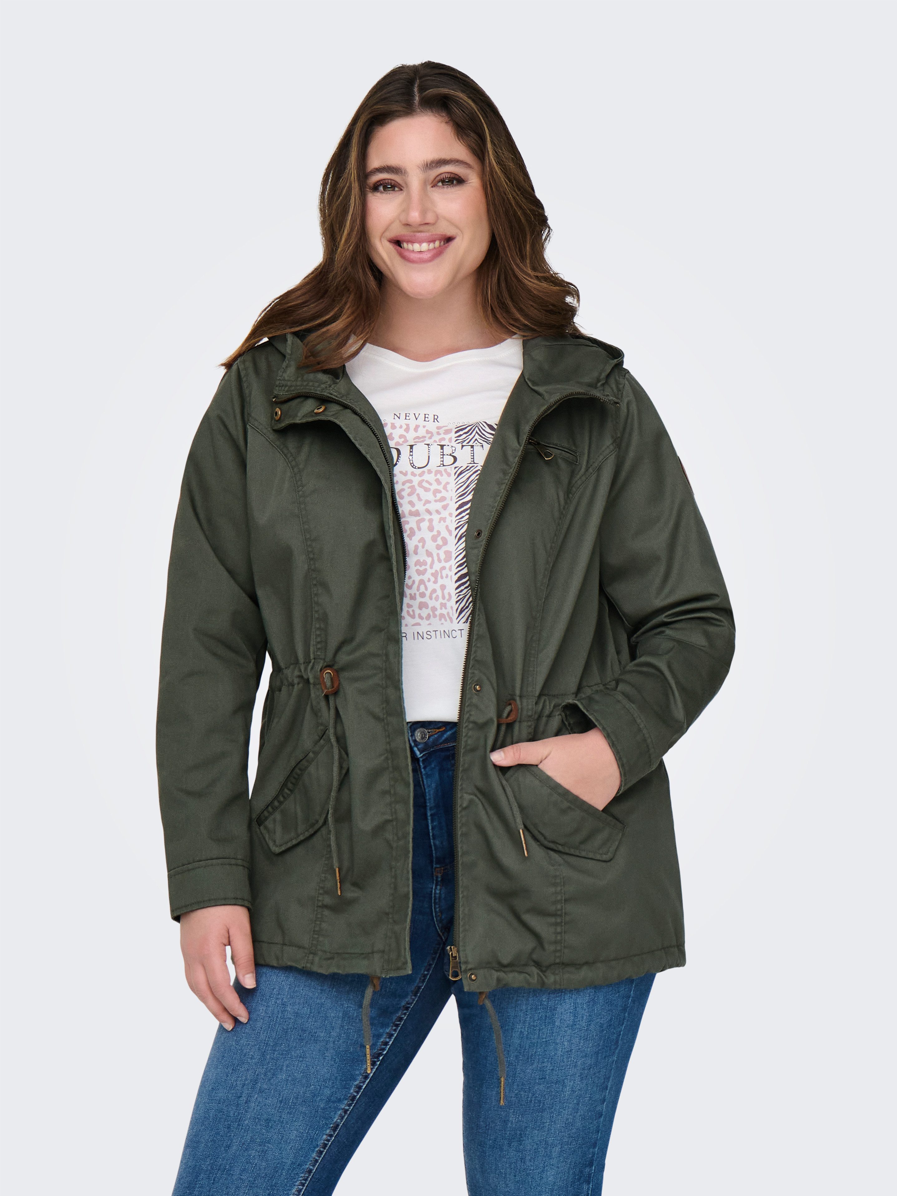 ONLY CARMAKOMA Parka CARLORCA SPRING CANVAS PARKA OTW NOOS