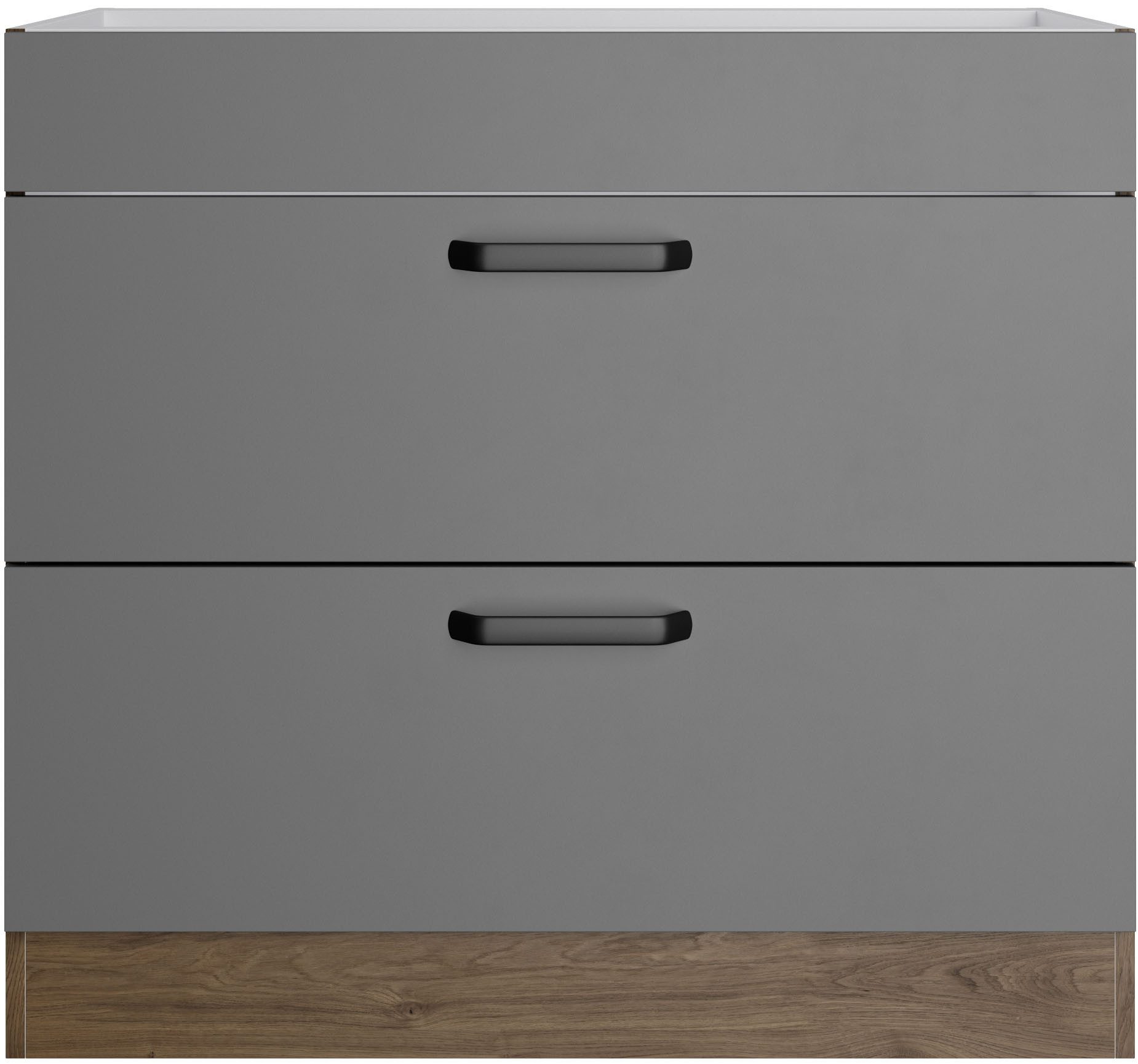 wiho Küchen Ombouwkast voor fornuis Elba Breedte 90-130 cm