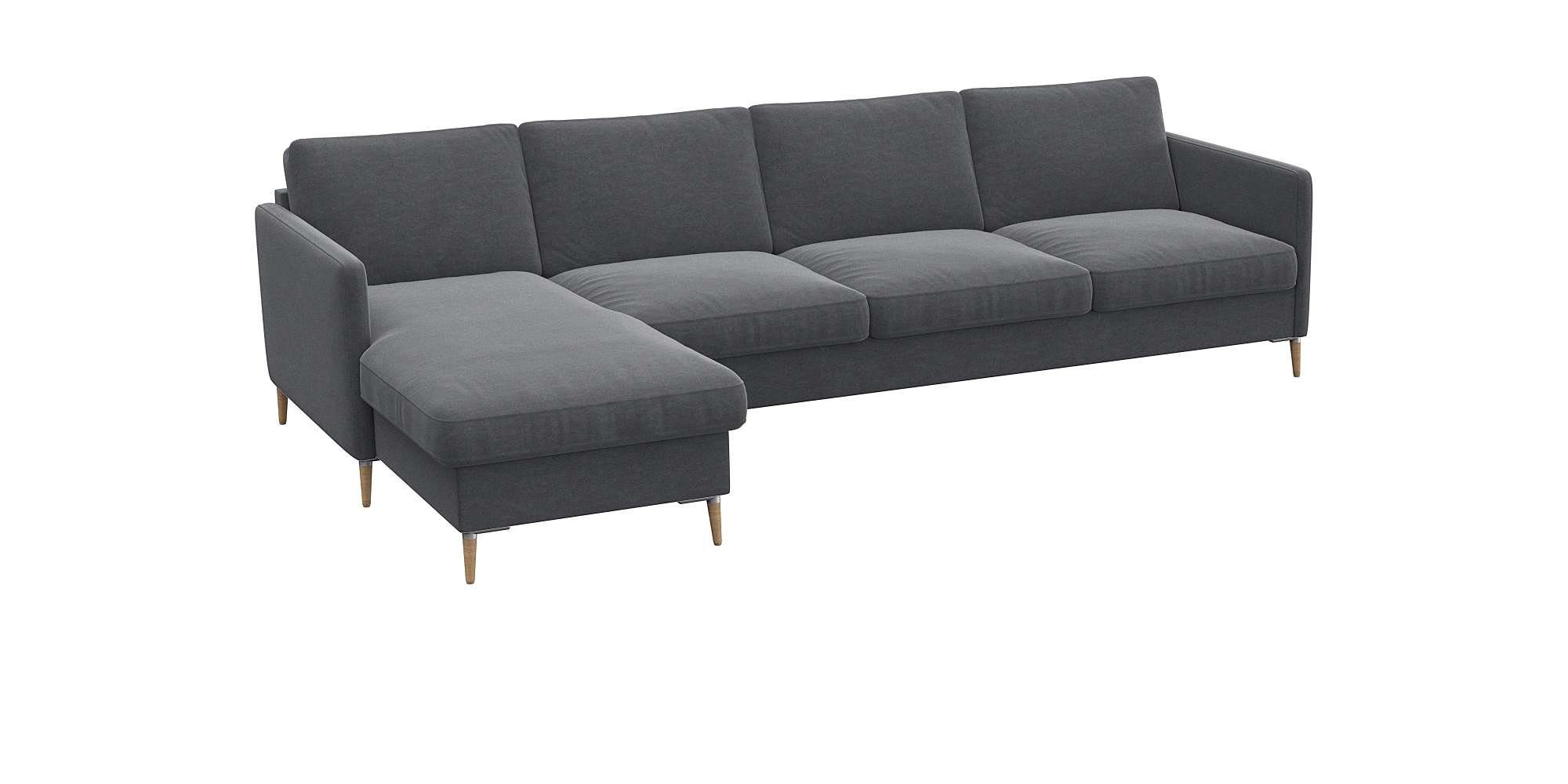 FLEXLUX Hoekbank Fiore, super zitcomfort door koudschuim in de zitting, L-vorm