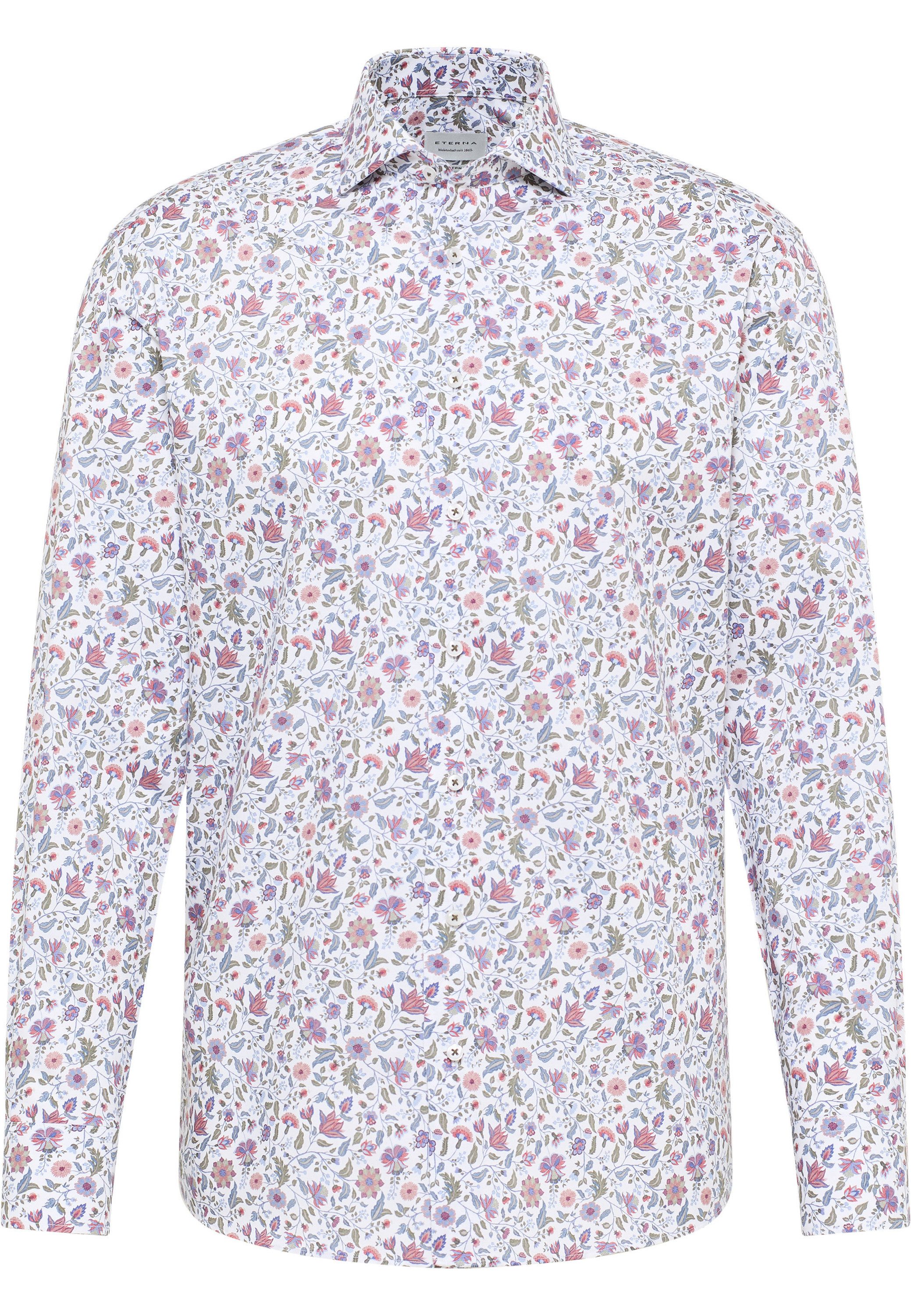 Eterna Overhemd met lange mouwen MODERN FIT NON IRON (strijkvrij)
