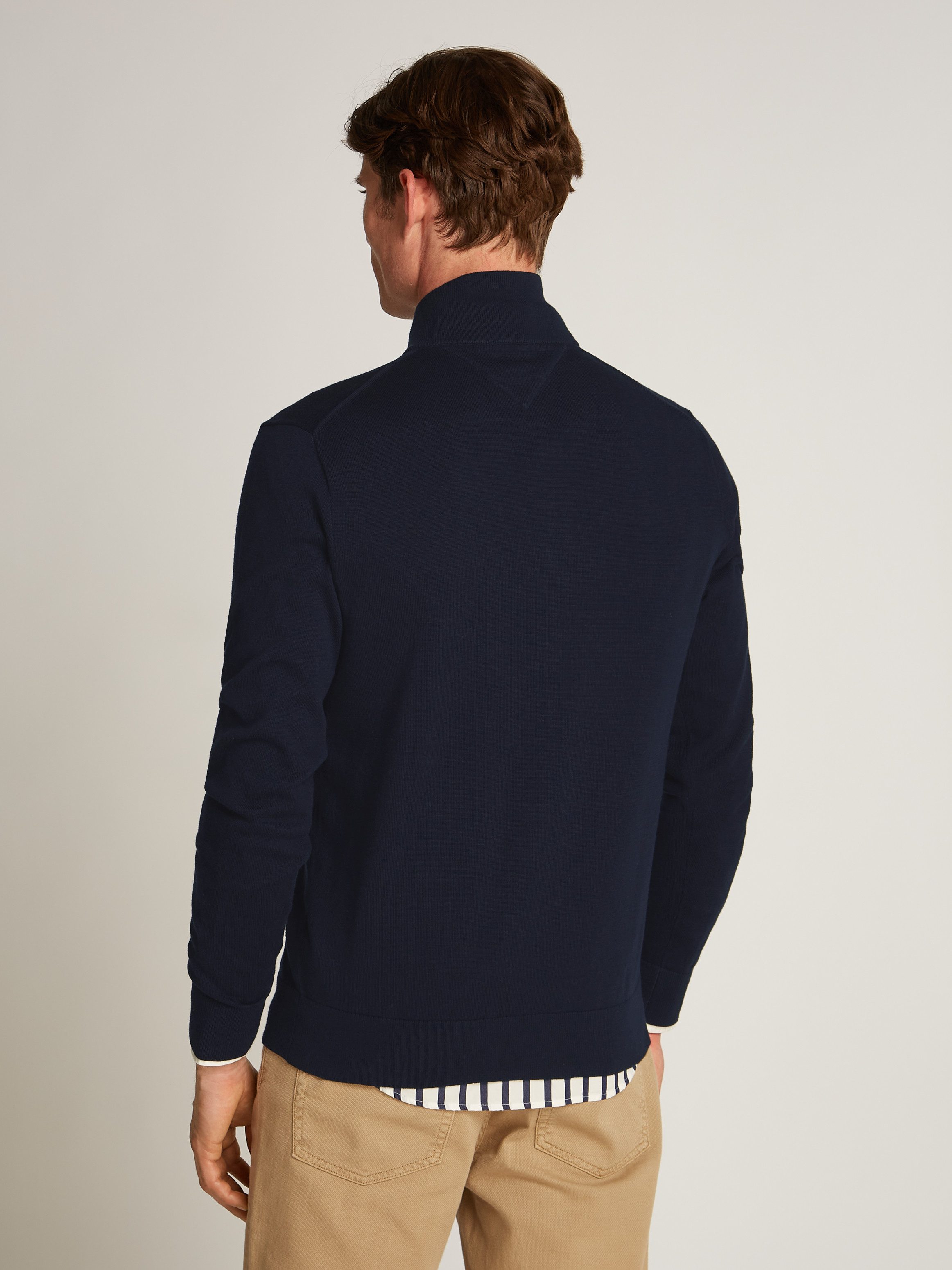 Tommy Hilfiger Vest ESSENTIAL COTTON ZIP THRU