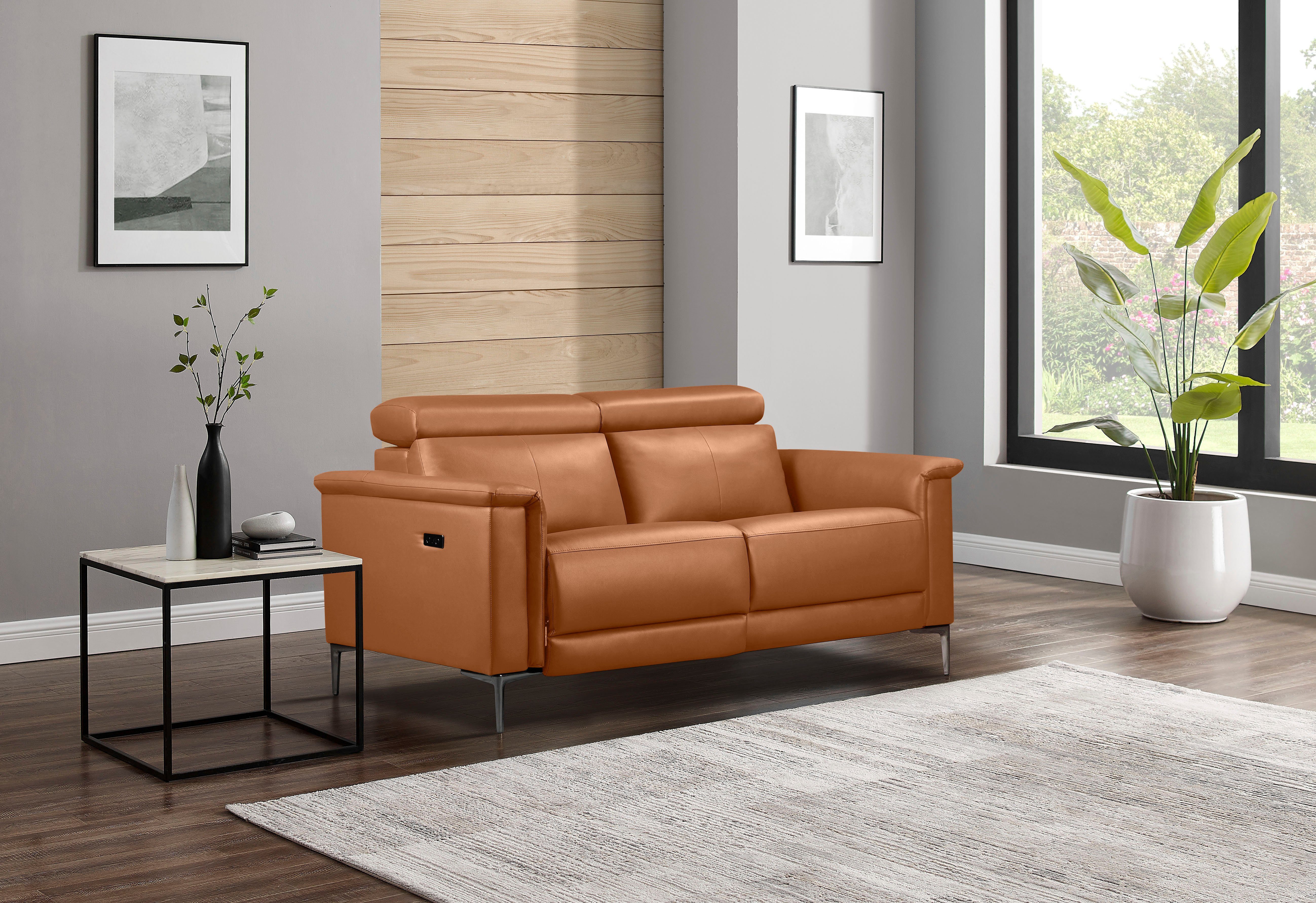Places of Style 2-zitsbank Lund handmatige of elektrische relaxfunctie en usb-a,