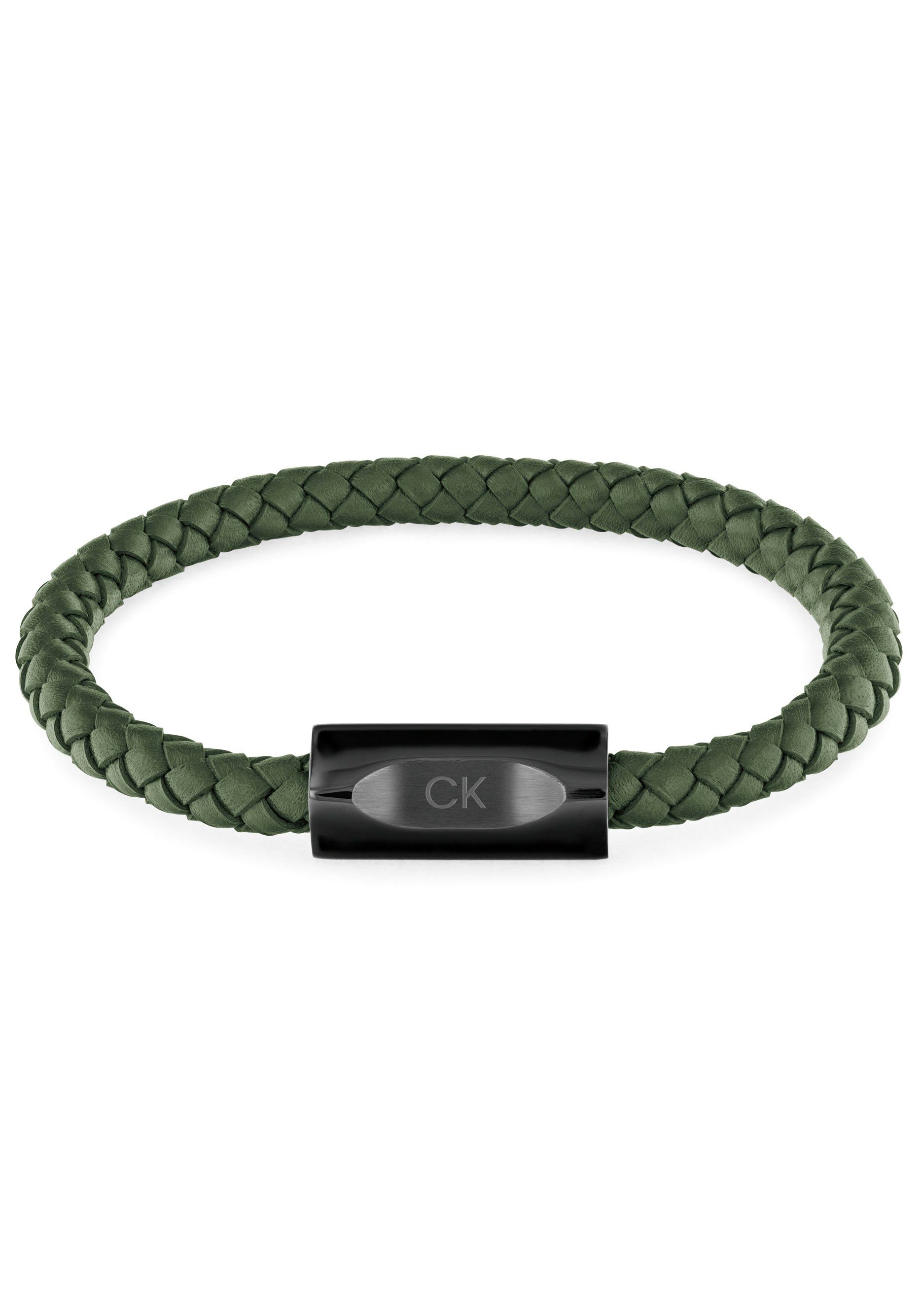 Calvin Klein Leren armband Sieraden roestvrij staal armbanden leren armband Bold Leathers