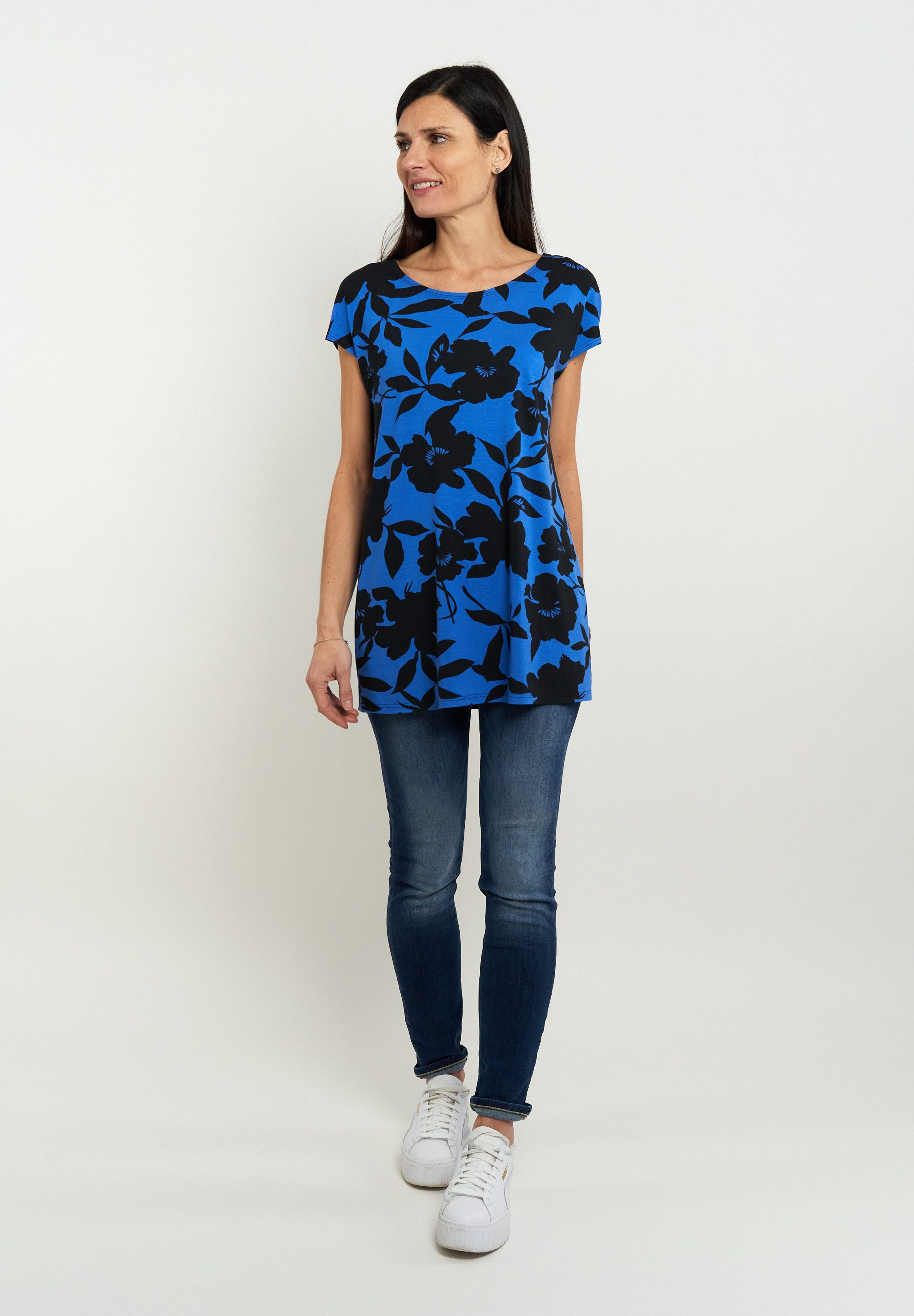 Seidel Moden T-shirt met all-over print, made in germany
