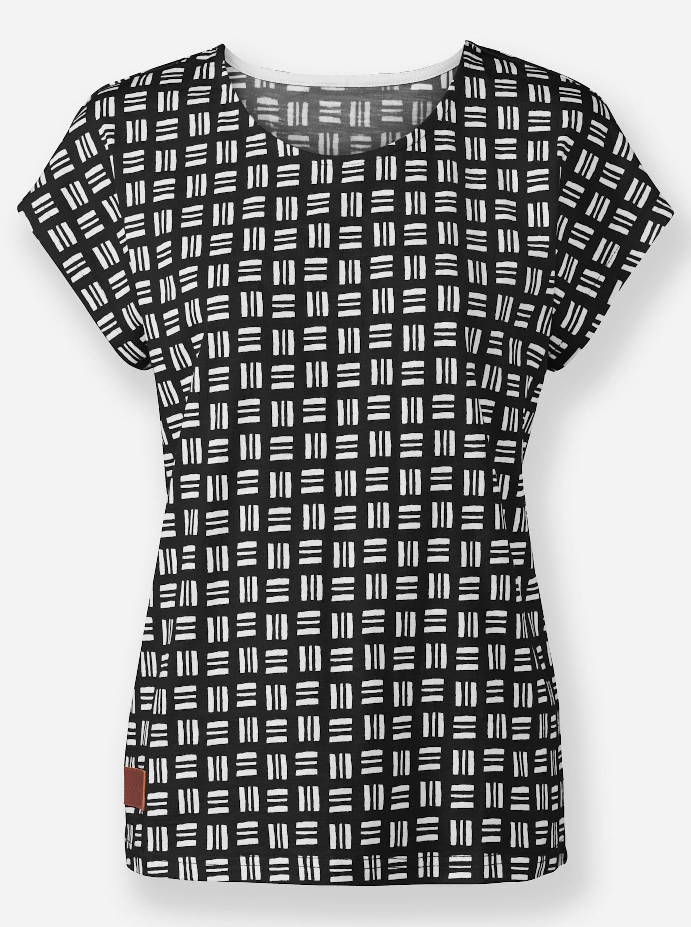 Casual Looks Shirt met print (1-delig)
