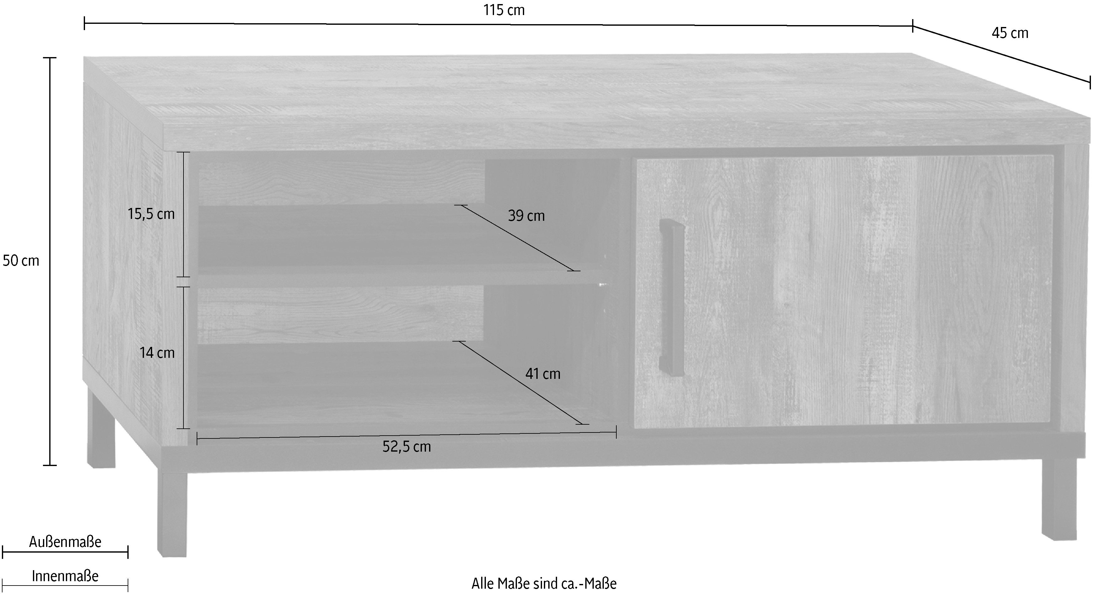 OMG Design Tv-kast Vasto Lowboard met soft-close, in twee breedtes