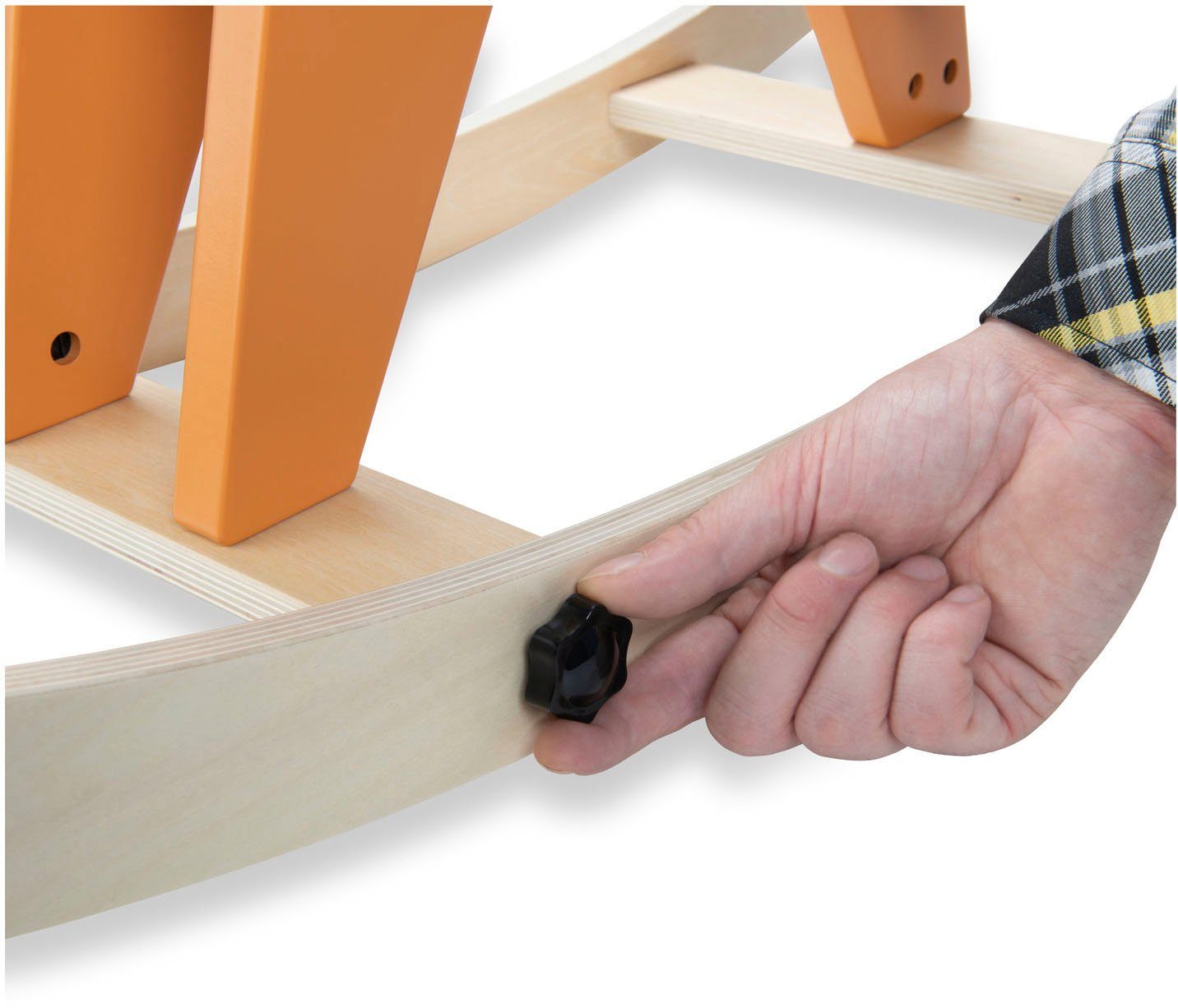Hauck Schommeldier Rock N Swing Fuchs FSC®- beschermt bos - wereldwijd