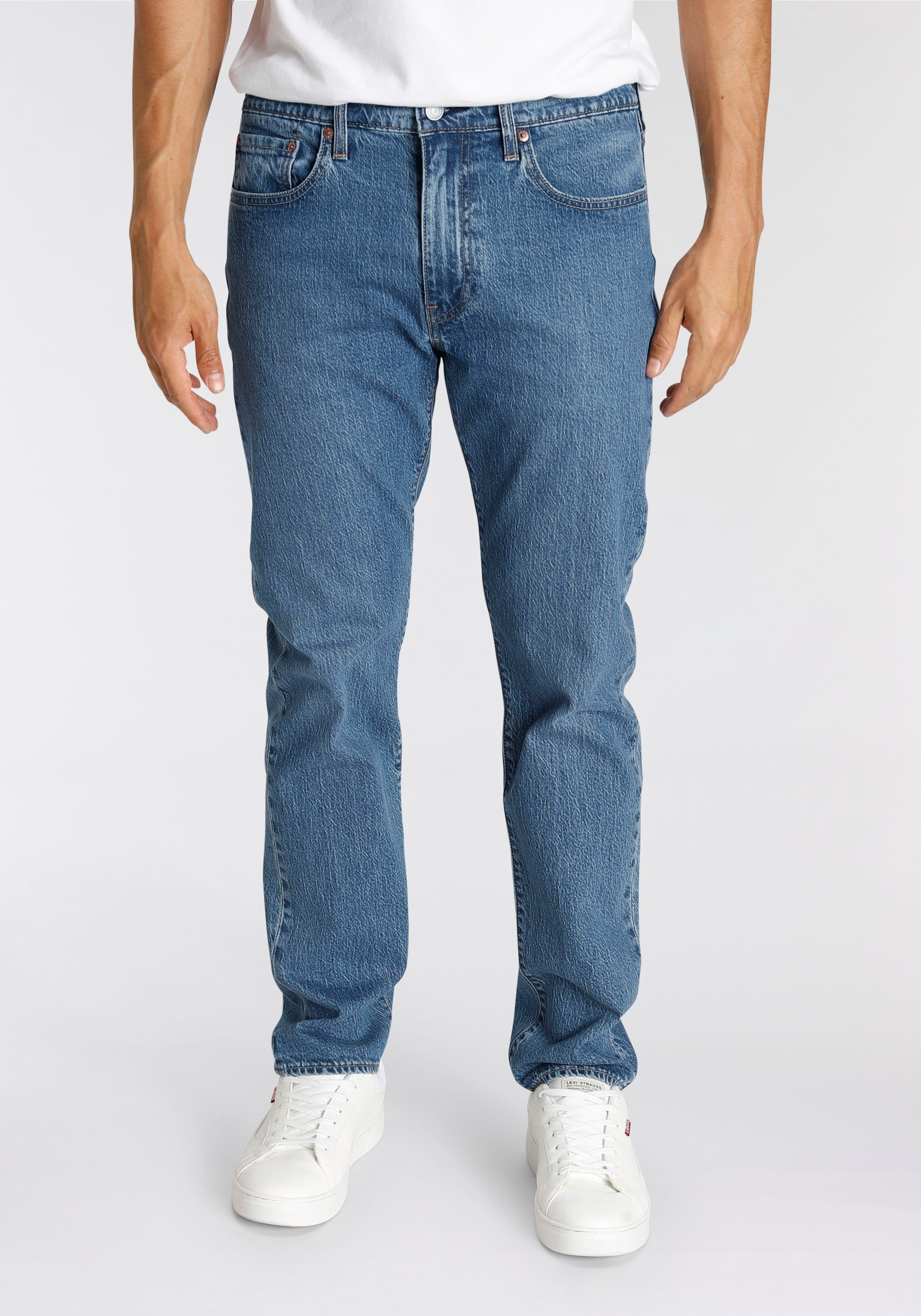 Levi's Tapered jeans 502 TAPER in een elegante, moderne stijl heren tapered jeans maat 29 blauw