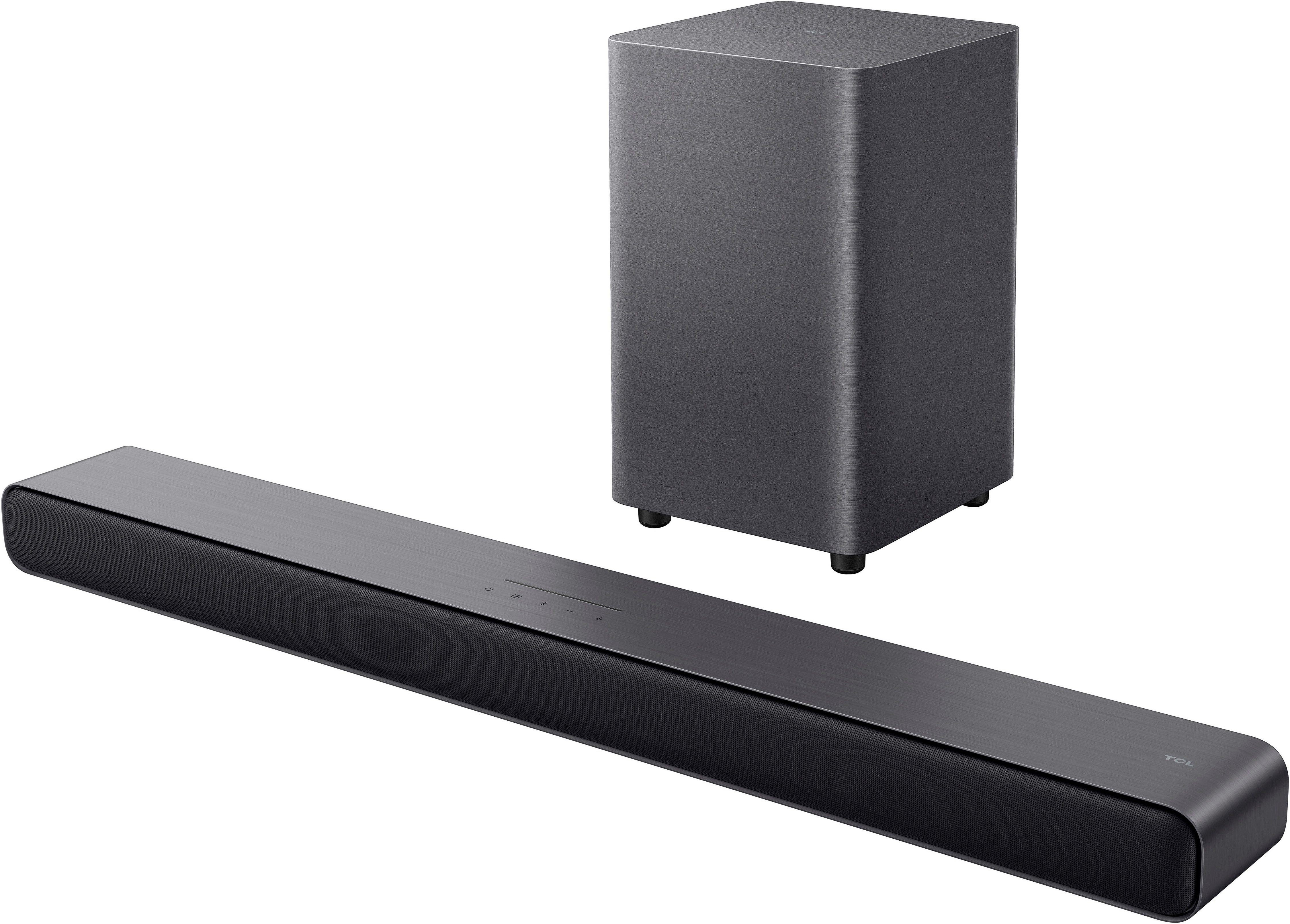 Soundbar TCL S55H Dolby Atmos 2.1 Met draadloze subwoofer Zwart