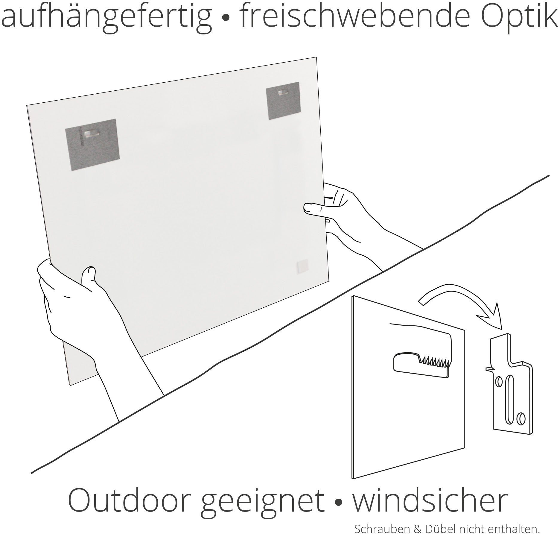Artland Artprint De droom van de werelden als artprint van aluminium, artprint voor buiten, poster, muursticker in diverse maten formaten