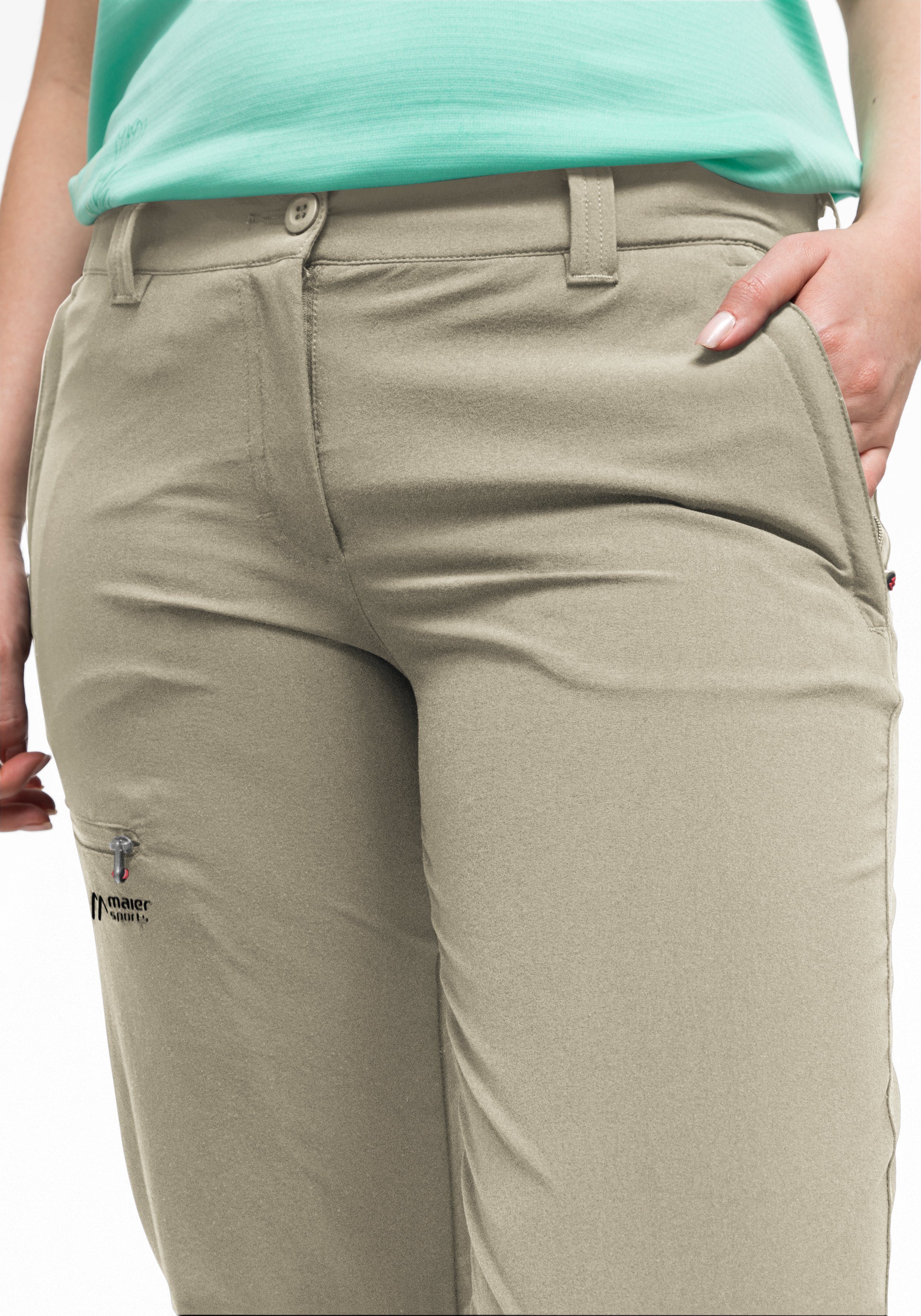 Maier Sports Functionele broek Lulaka 7/8 Dames wandelbroek, ventilerende en elastische outdoorbroek