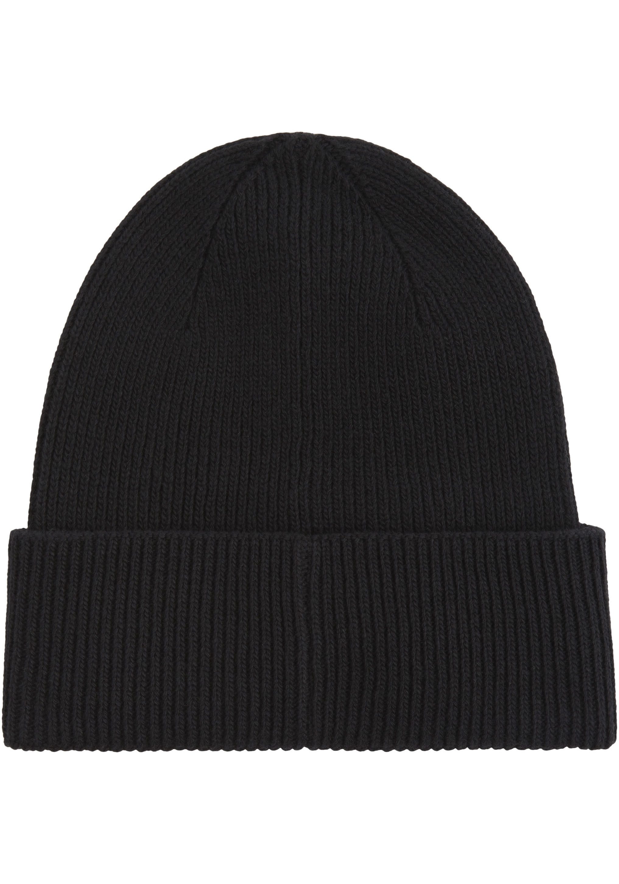 Calvin Klein Beanie COTTON WOOL FINE RIB BEANIE