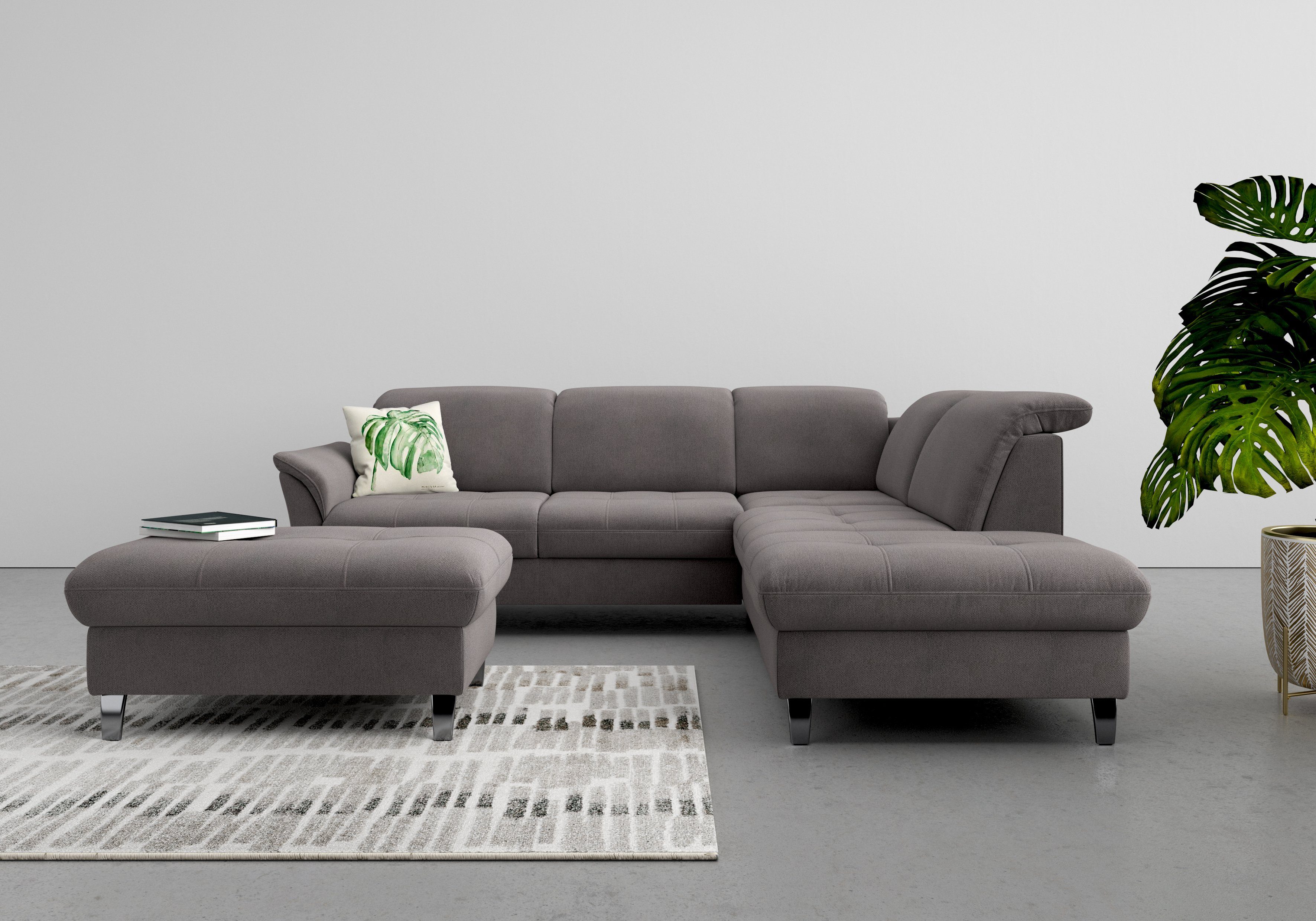 sit&more Hocker met bergruimte Maggiore met bergruimte en moderne metalen poten