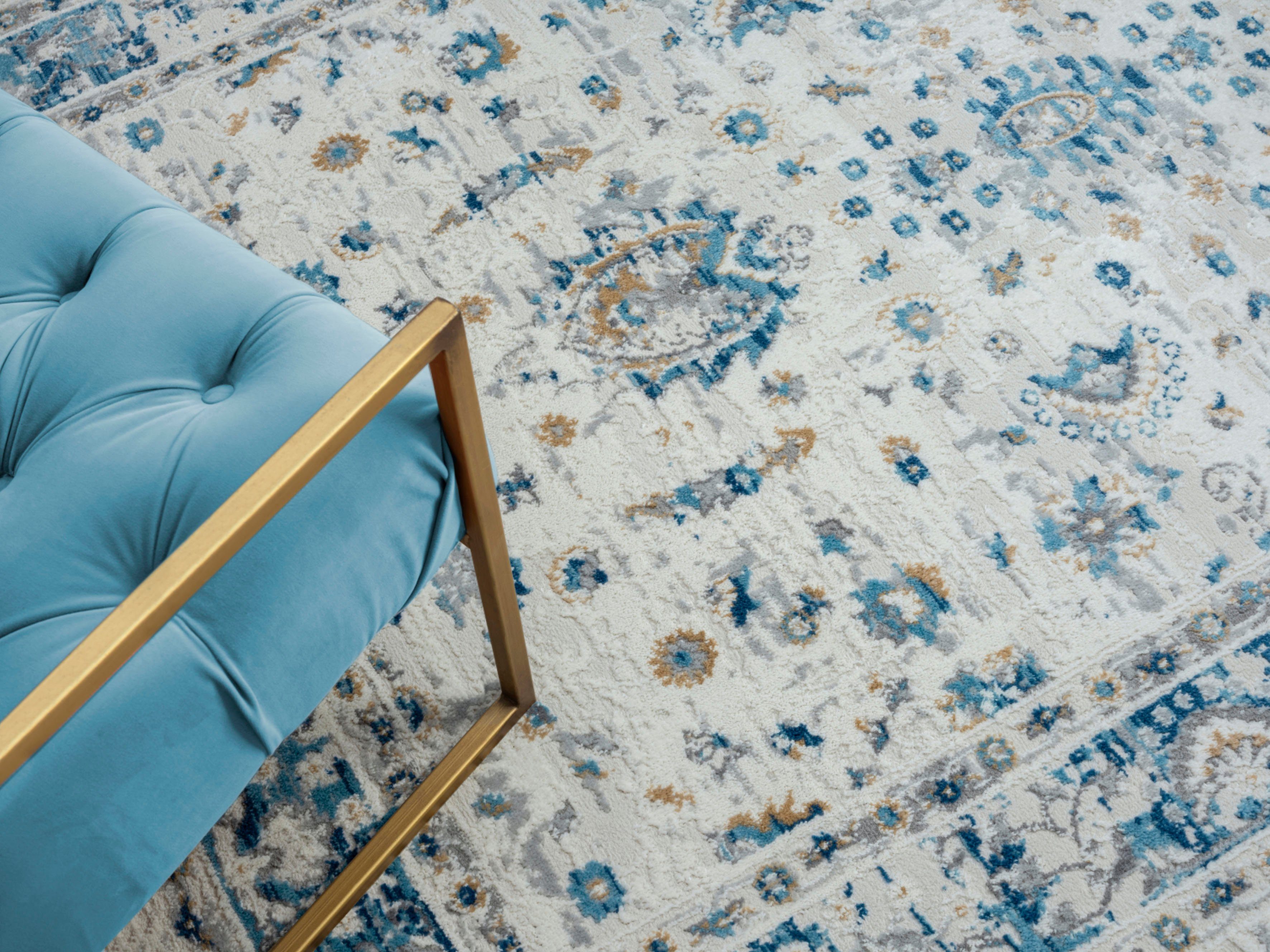 Myflair Möbel & Accessoires Vloerkleed My Heriz Kortpolig, klassiek oosters ontwerp, bijzonder zacht door microvezel