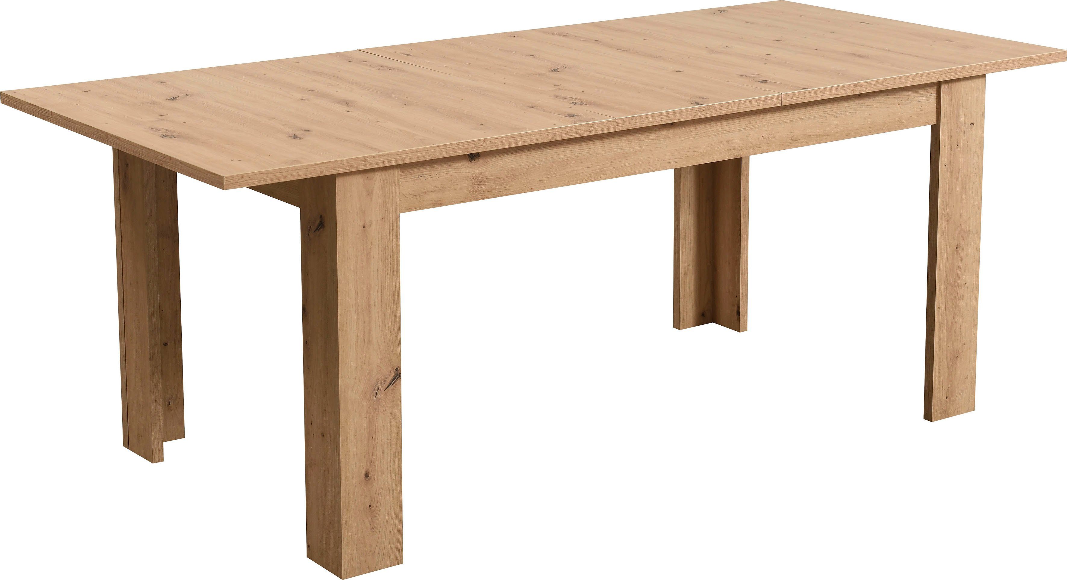 INOSIGN Eettafel SARDINIA Te verlengen door inlegblad