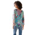 linea tesini by heine gedessineerde blouse om te strikken multicolor