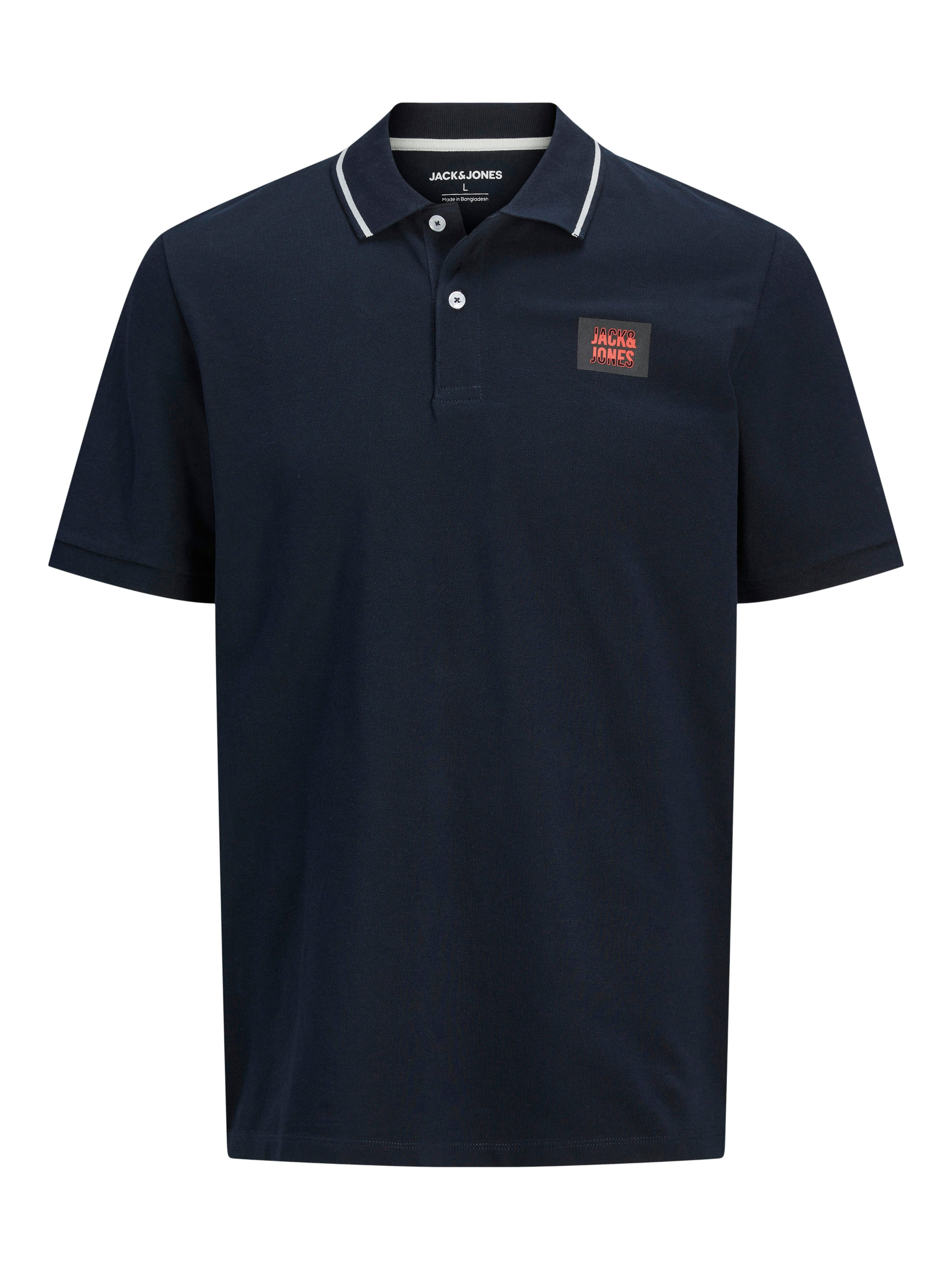 Jack & Jones PlusSize Poloshirt JJHUDSON POLO SS 2PK MP PLS (2-delig)