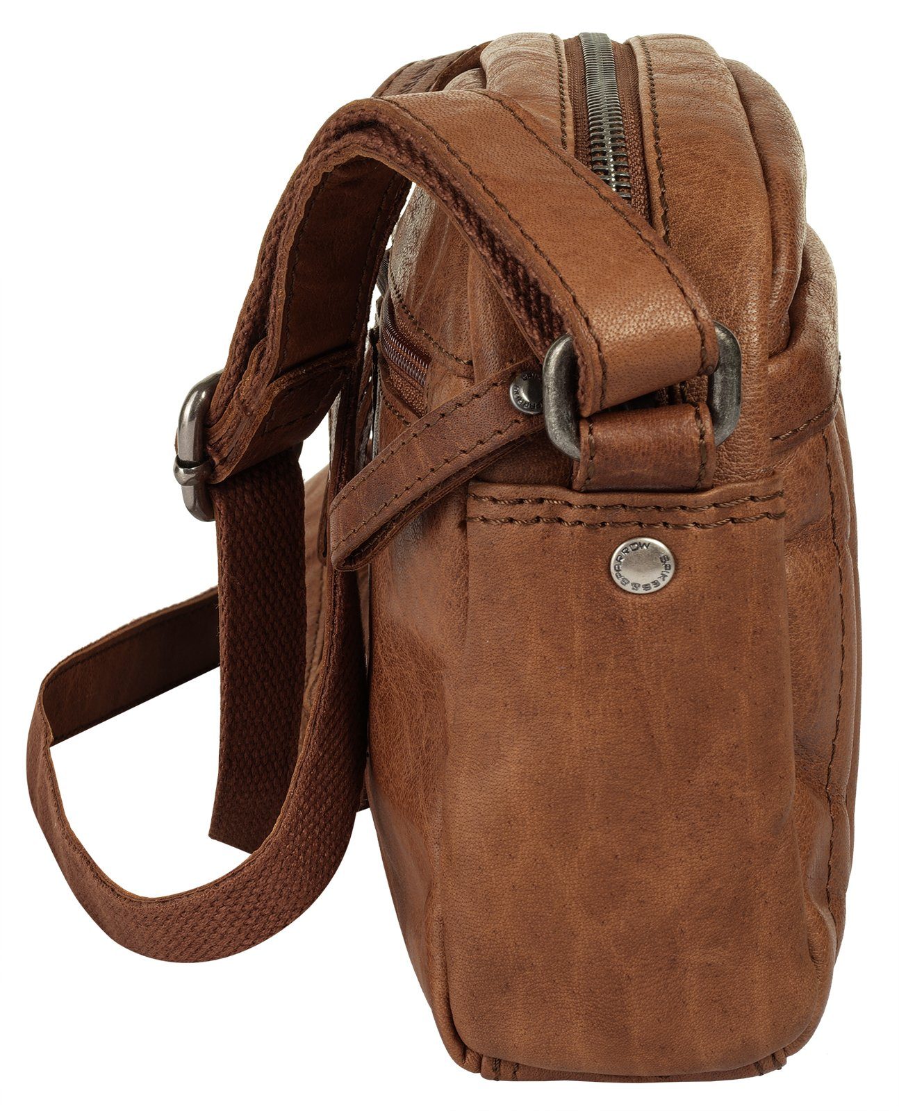 Spikes & Sparrow Schoudertas echt leder