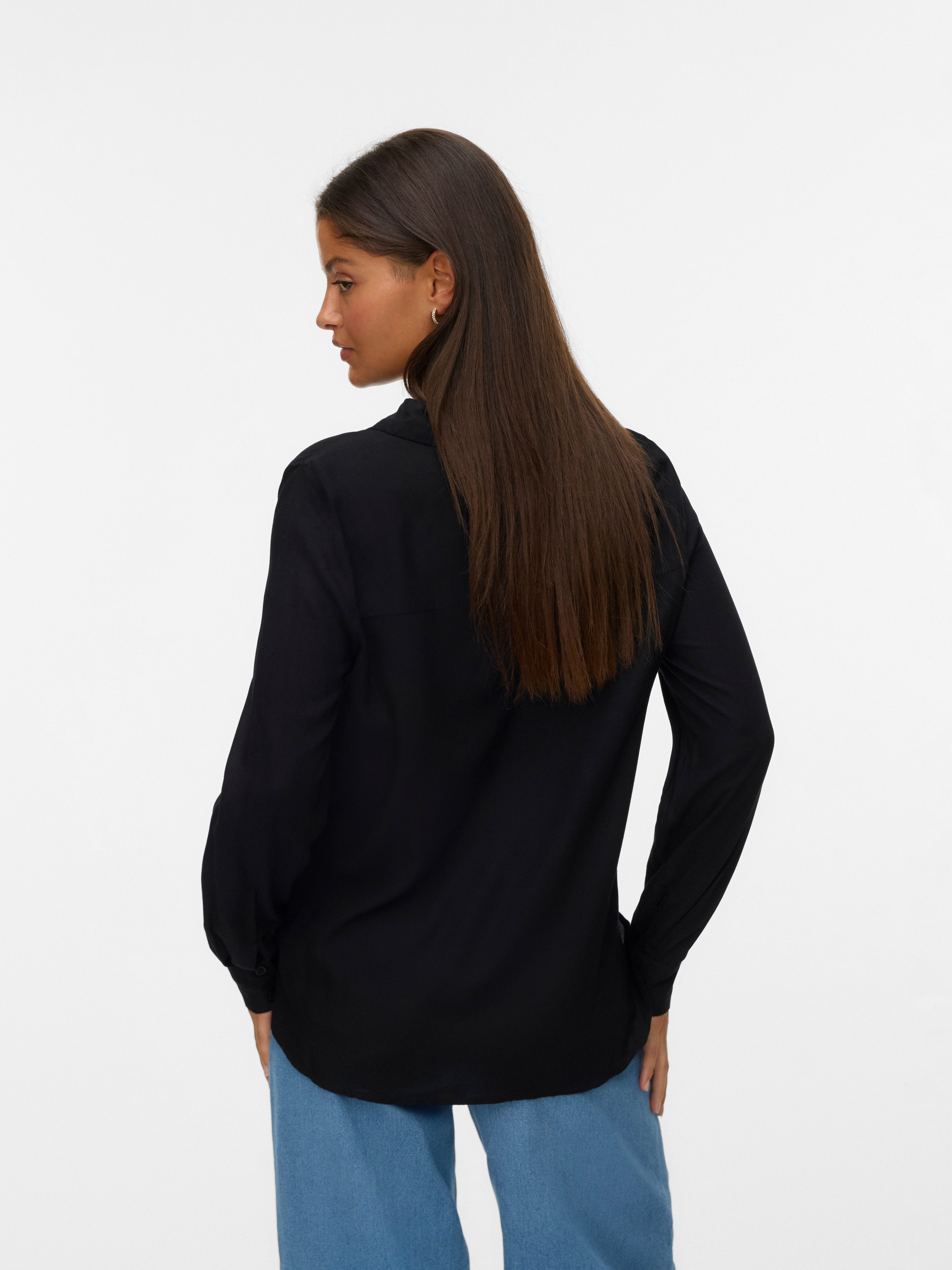 Vero Moda Overhemdblouse VMBUMPY L/S BASIC SHIRT WVN GA NOOS