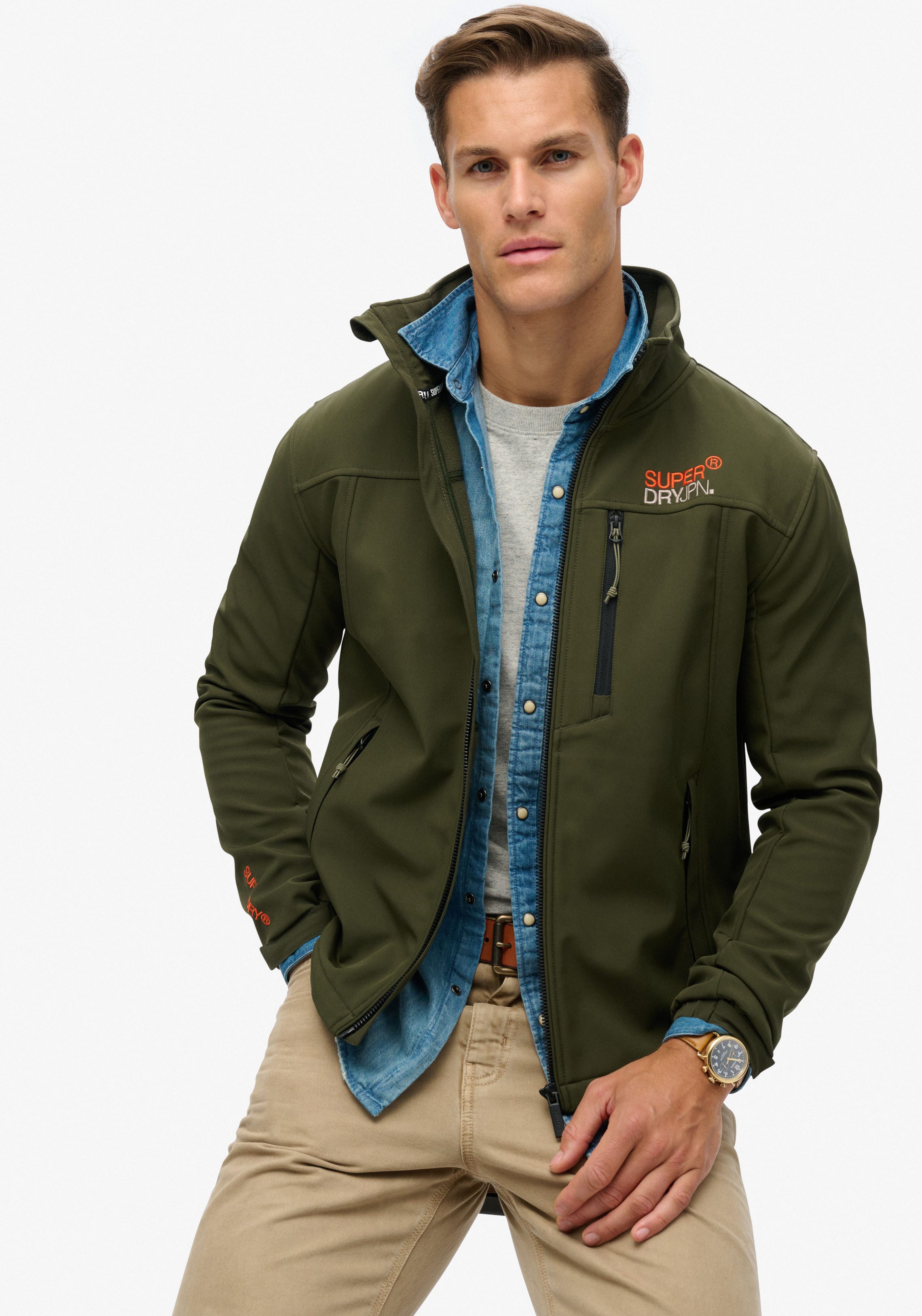 Superdry Outdoorjack SOFTSHELL TREKKER TRACK JACKET