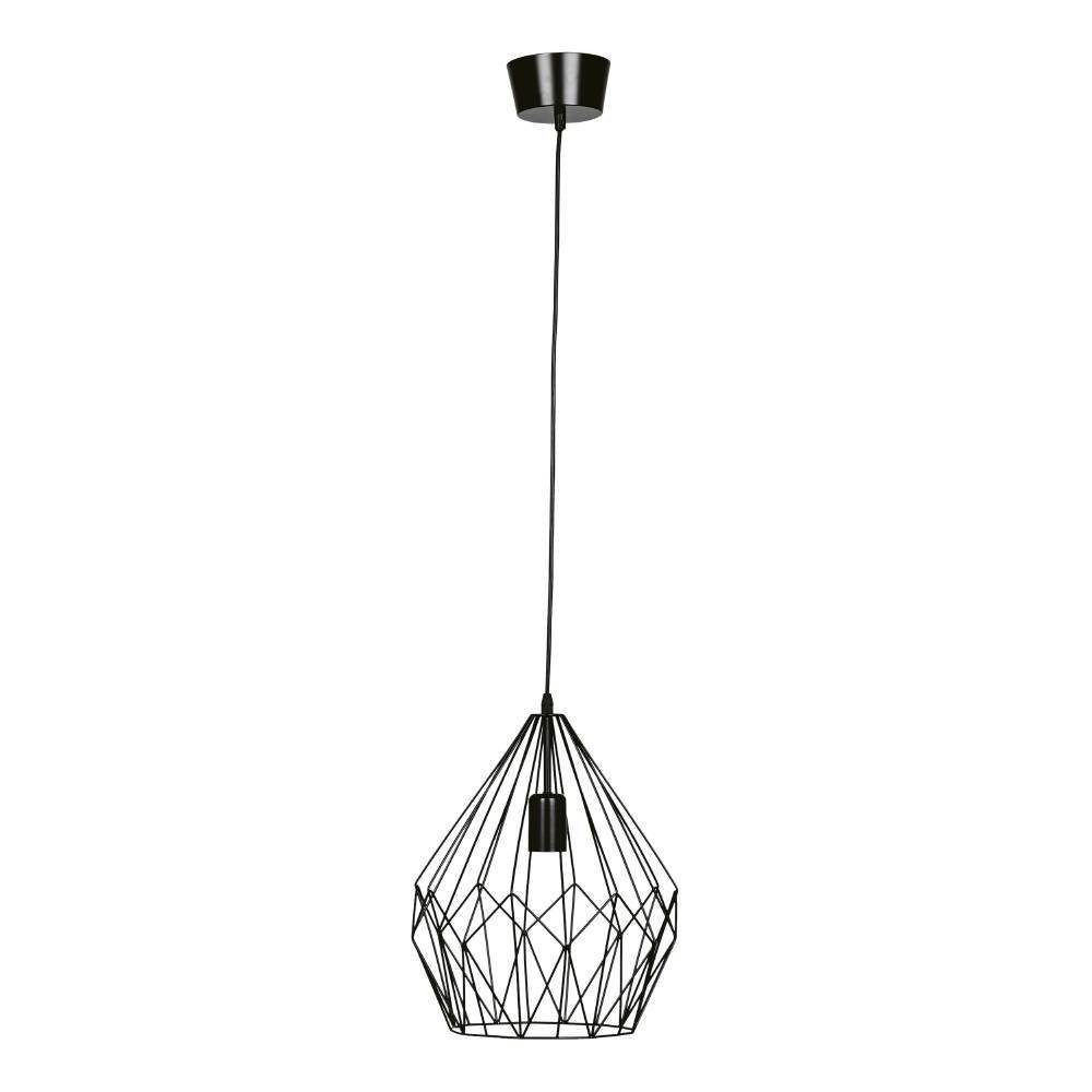 EGLO Hanglamp CARLTON hanglamp, zwart, staal, excl. lichtbron, retro Vintage hanglamp, retro hanglamp, kleur: zwart, fitting: E27
