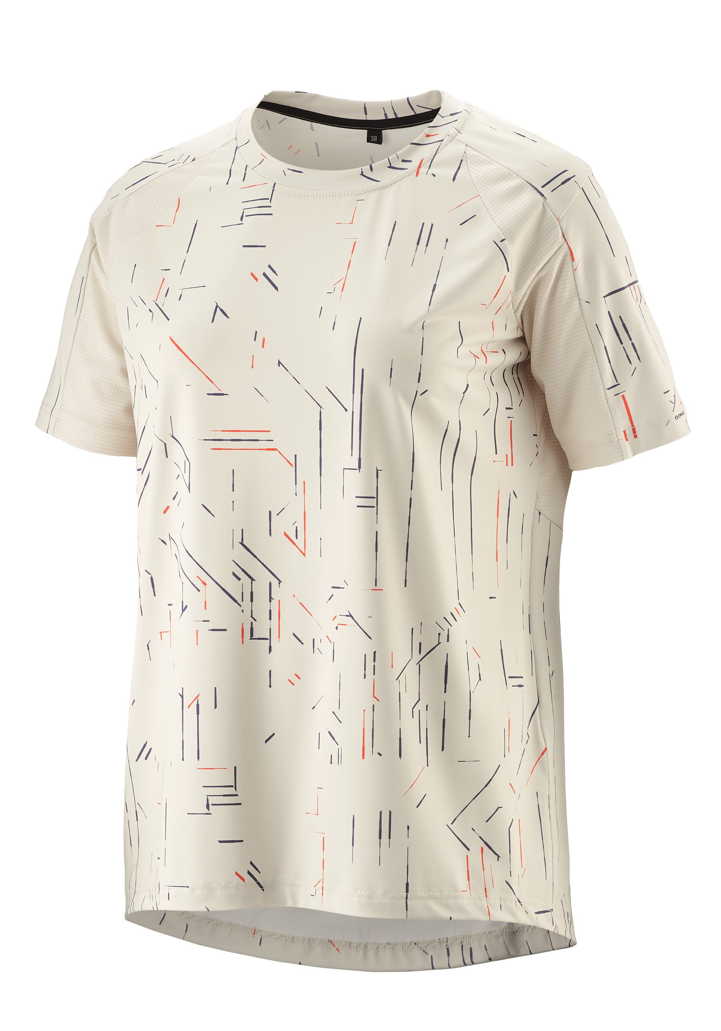 Gonso Fietsshirt Trail Jersey W Dames fiets trui korte mouwen, casual MTB-shirt, quick-dry, slim fit