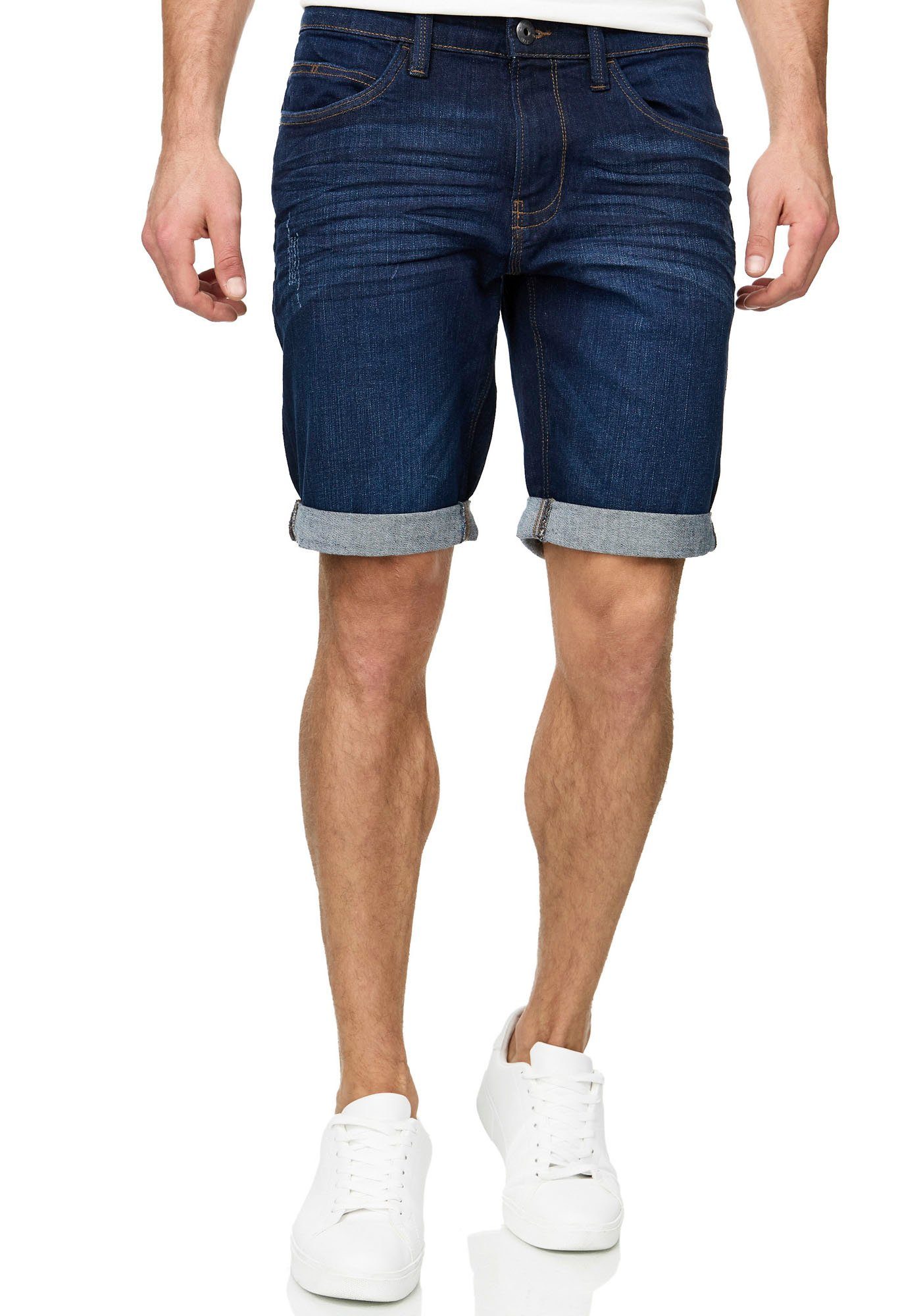 Indicode Short INKaden heren bermuda broeken maat M blauw