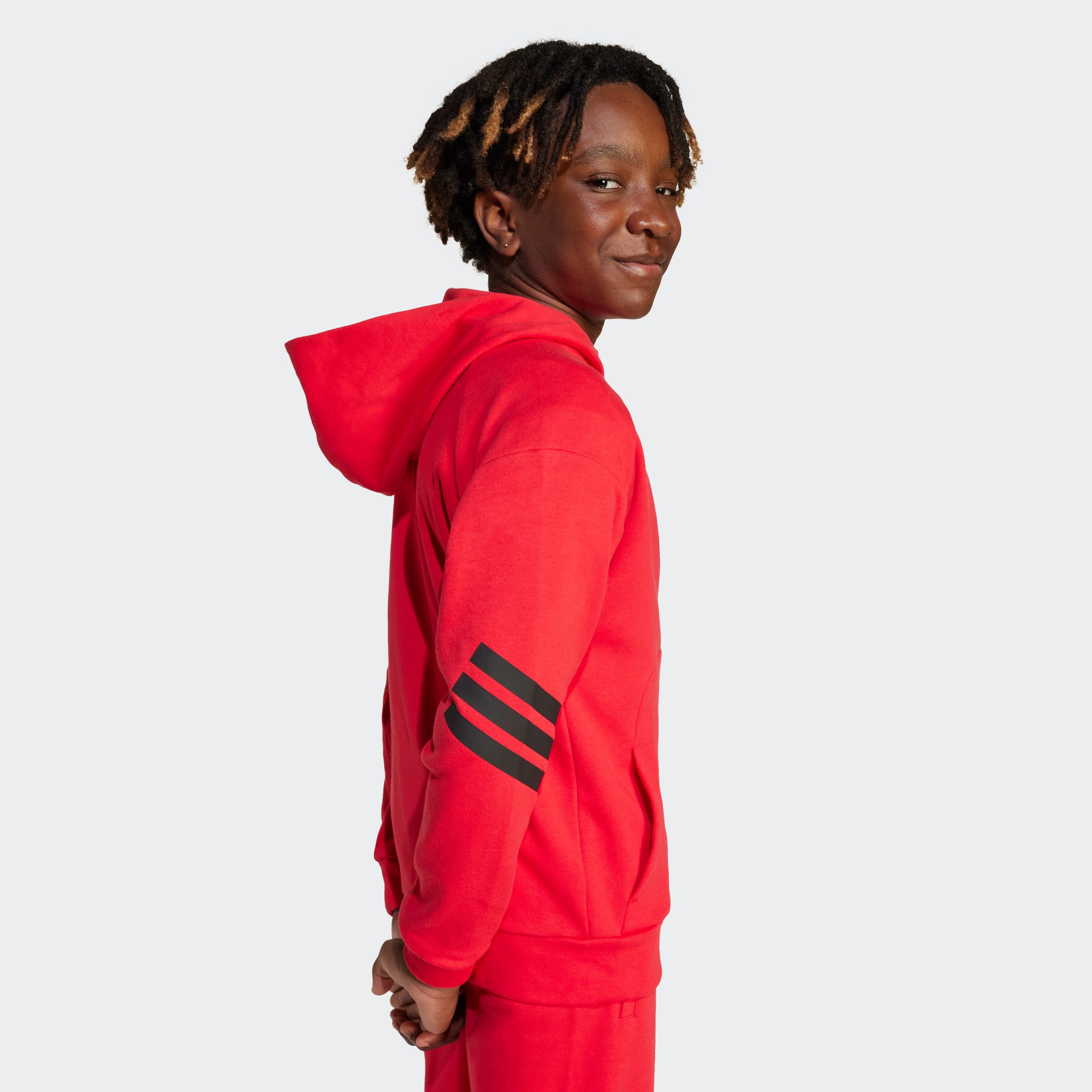 adidas Sportswear Hoodie J FI 3S FZ HD