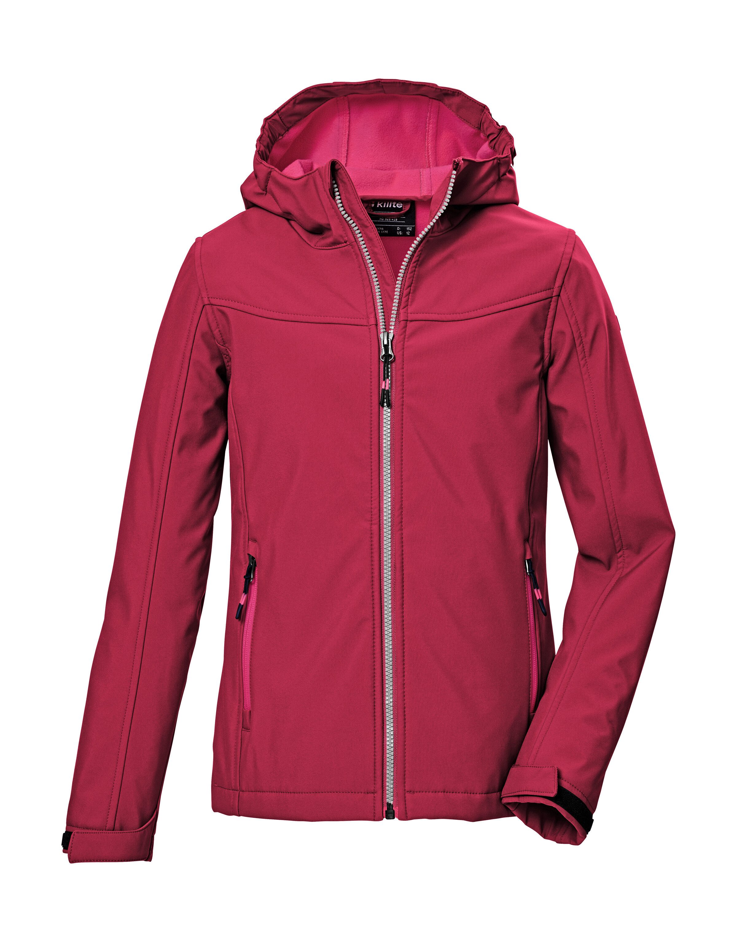 Killtec Softshell-jack KOW 349 GRLS SFTSHLL JCKT meisjes jassen maat 176 roze