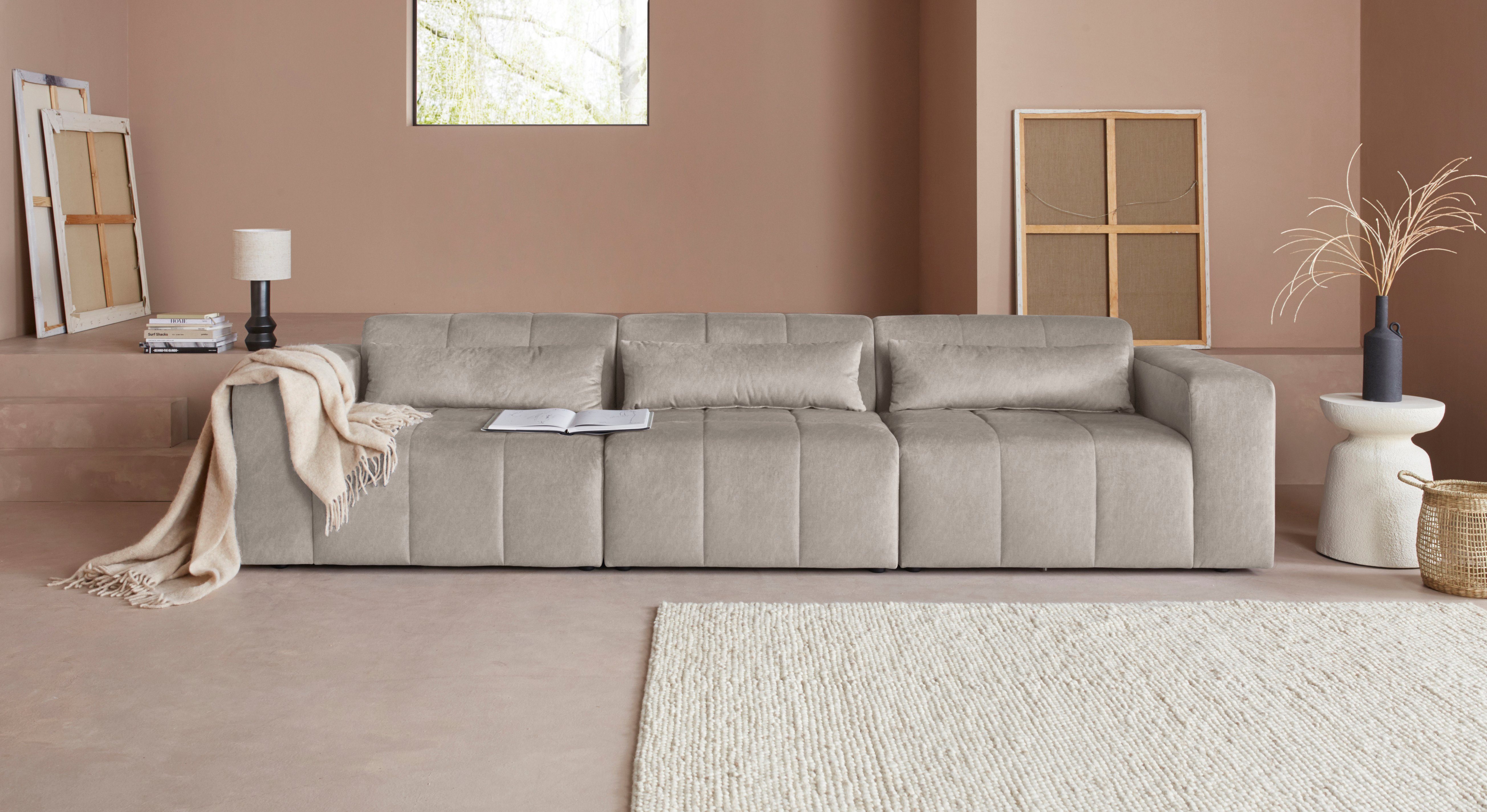 LeGer Home by Lena Gercke Sofaelement Maileen Module fauteuil met armleuning, te verbinden met andere modules van de serie