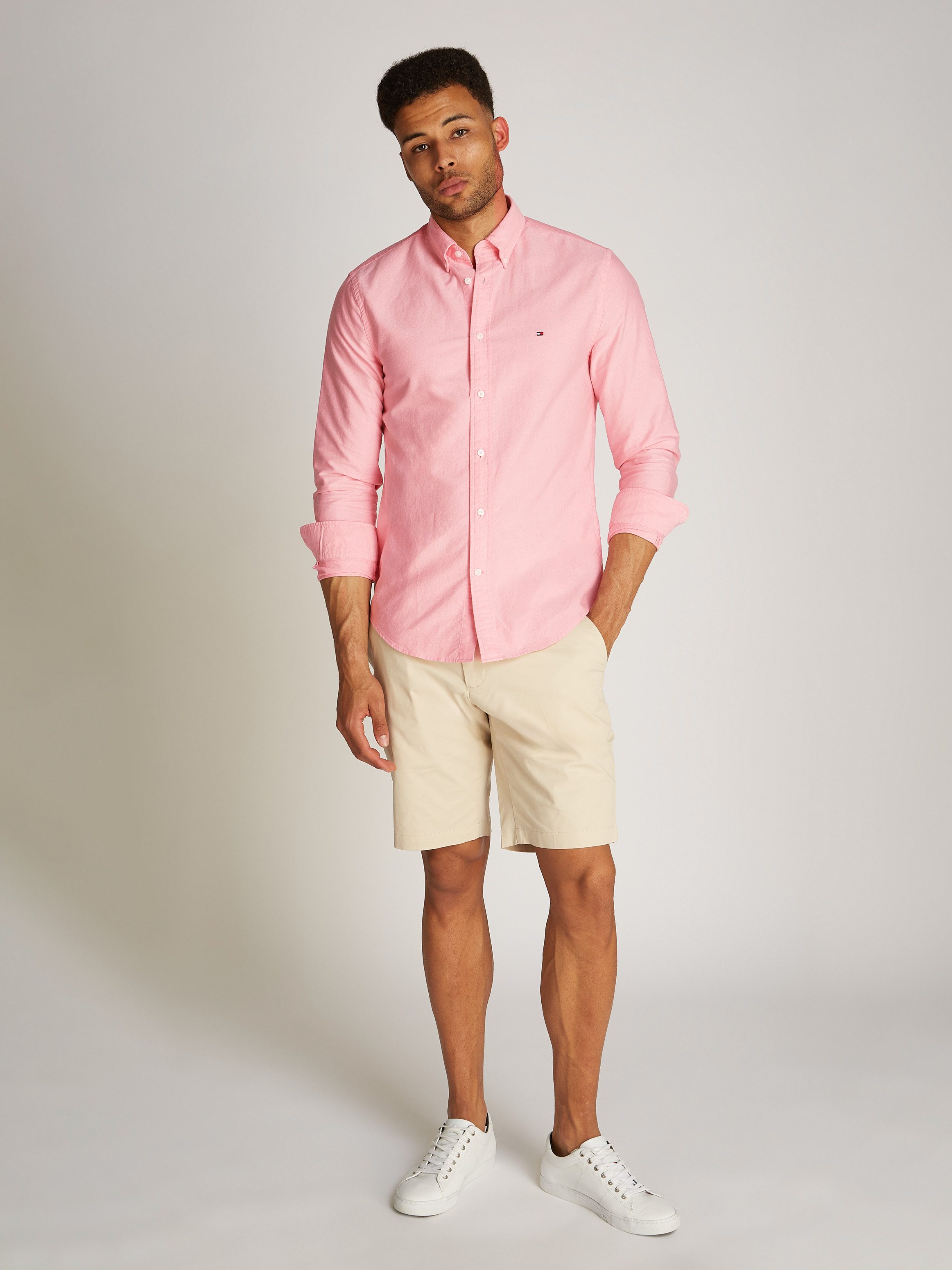 Tommy Hilfiger Overhemd met lange mouwen SOLID HERITAGE OXFORD RF SHIRT