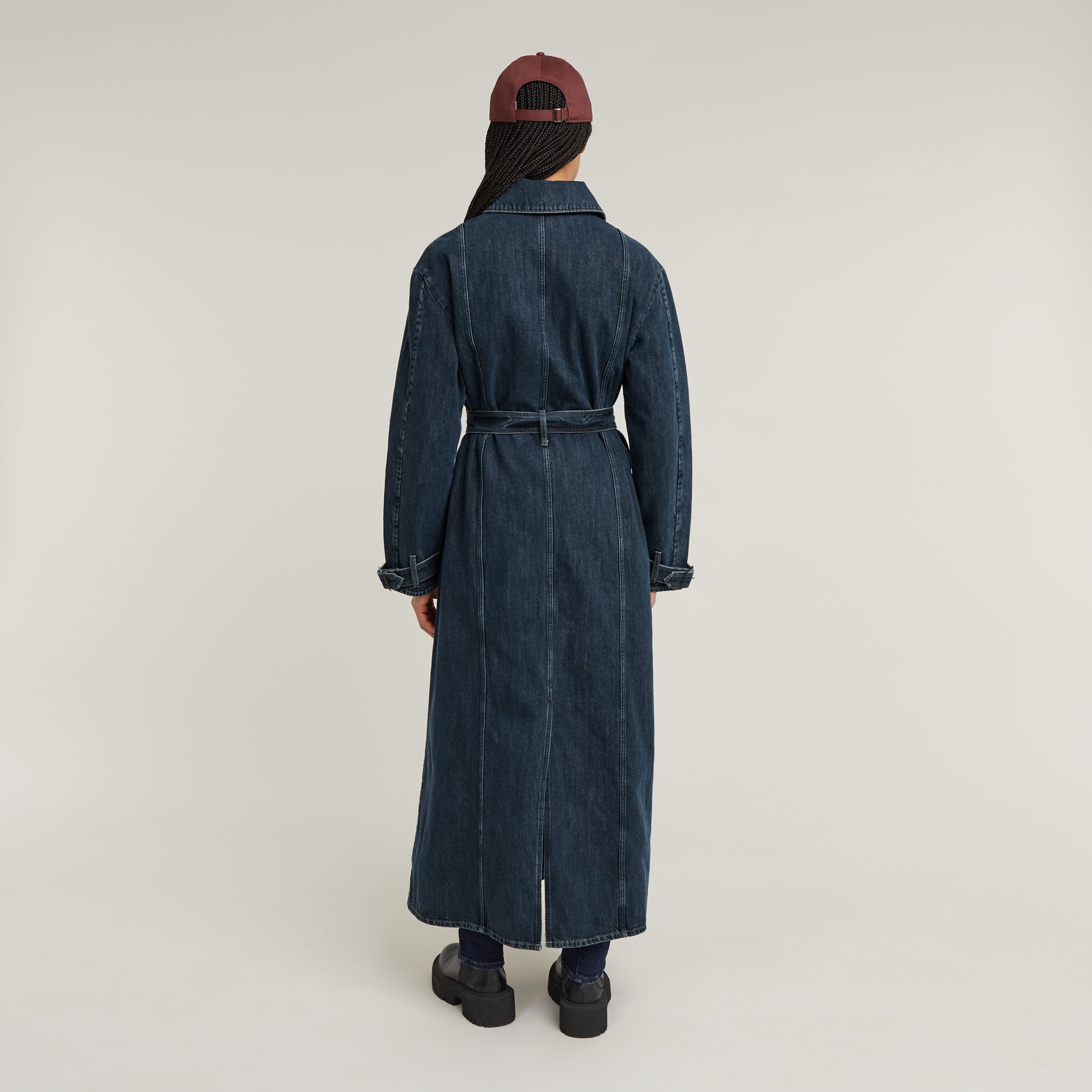 G-Star RAW Bikerjack Long Biker Trench met verstelbaar tailleceintuur