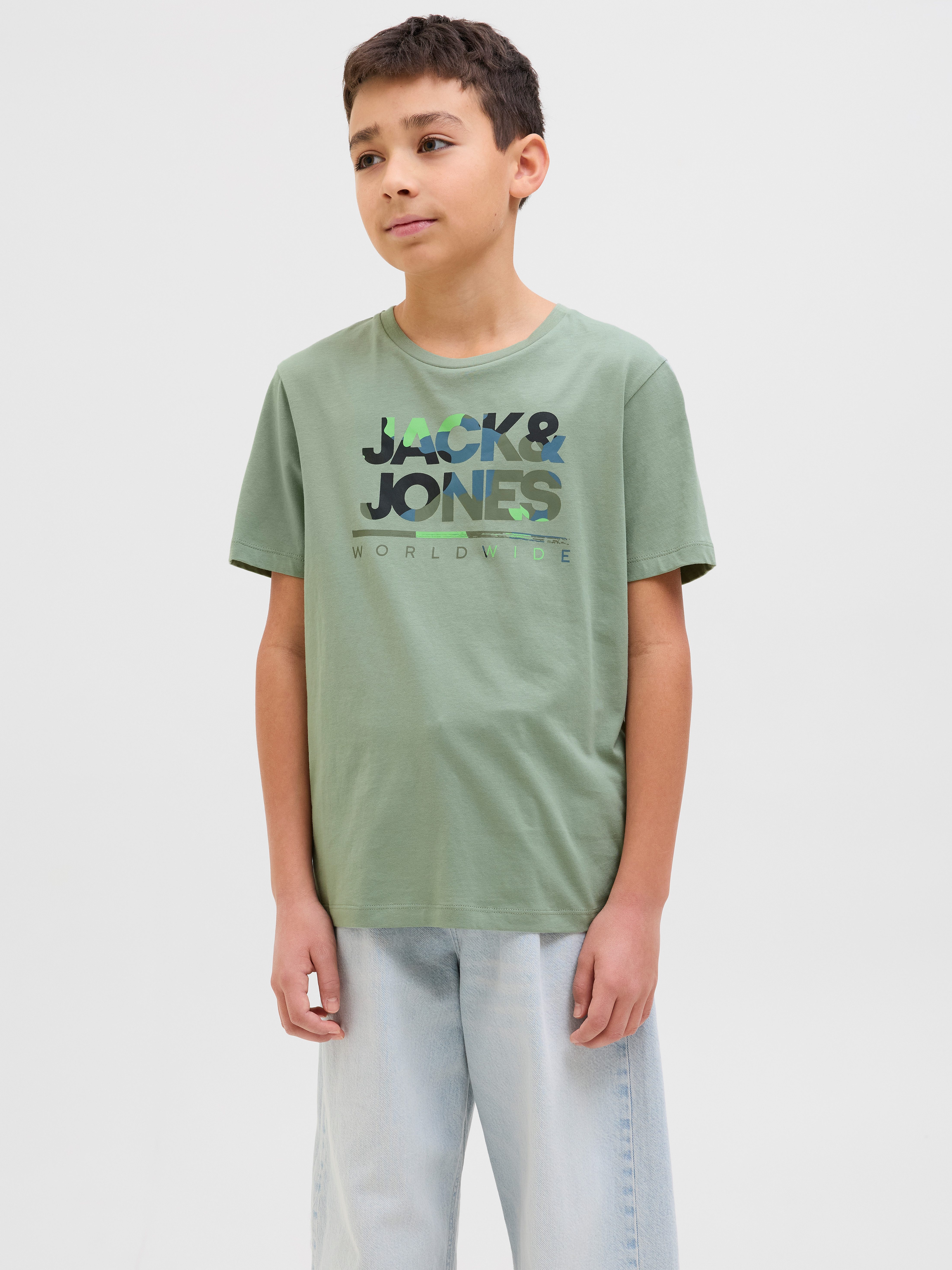 Jack & Jones Junior T-shirt JJLUKE TEE SS CREW NECK JNR