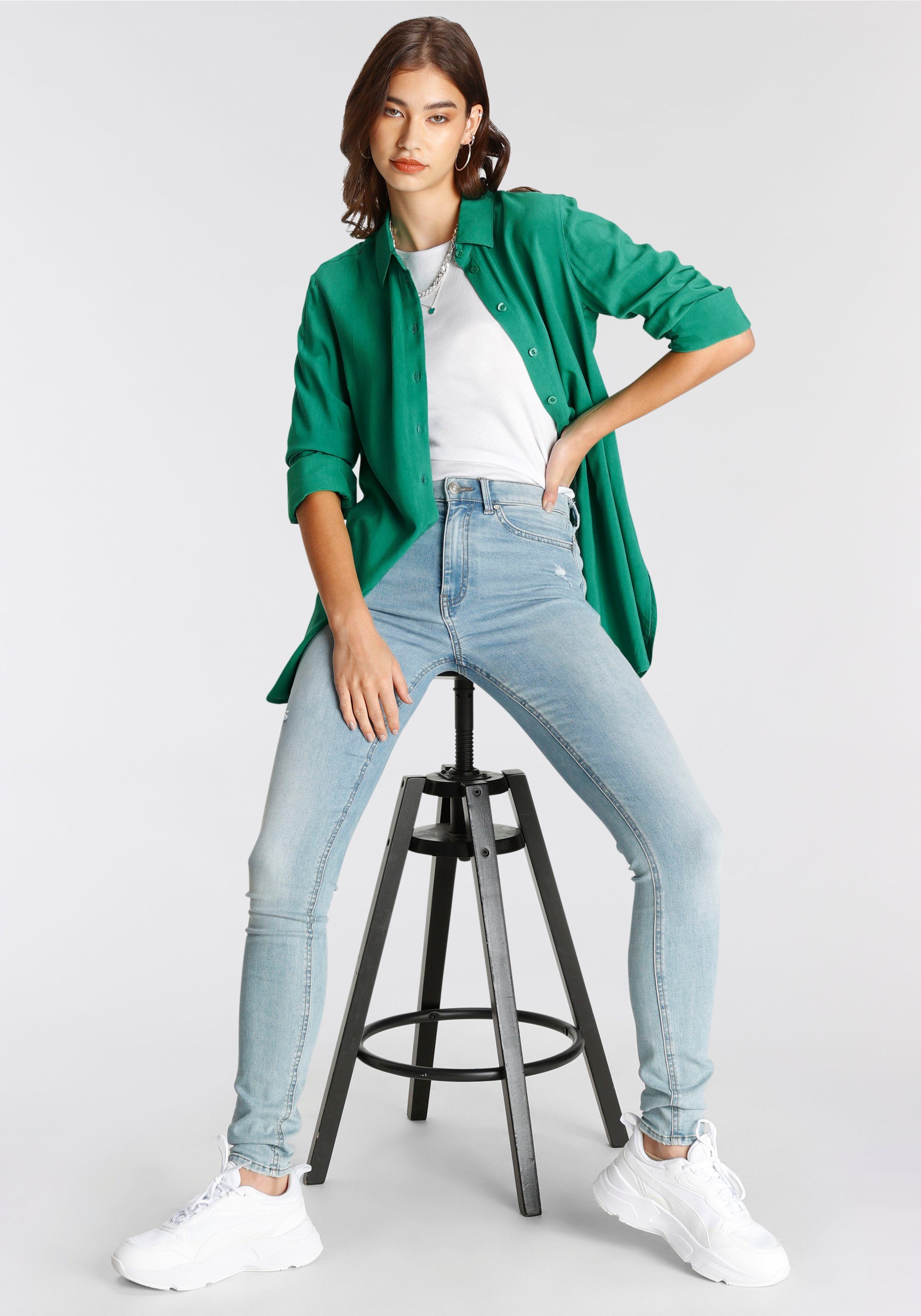 AJC Overhemdblouse in trendy kleuren