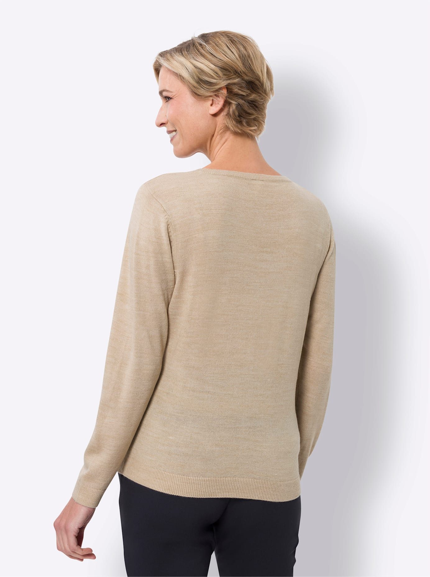 Classic Basics Gebreide Trui met lange mouwen