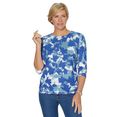 classic basics shirt met ronde hals shirt (1-delig) blauw