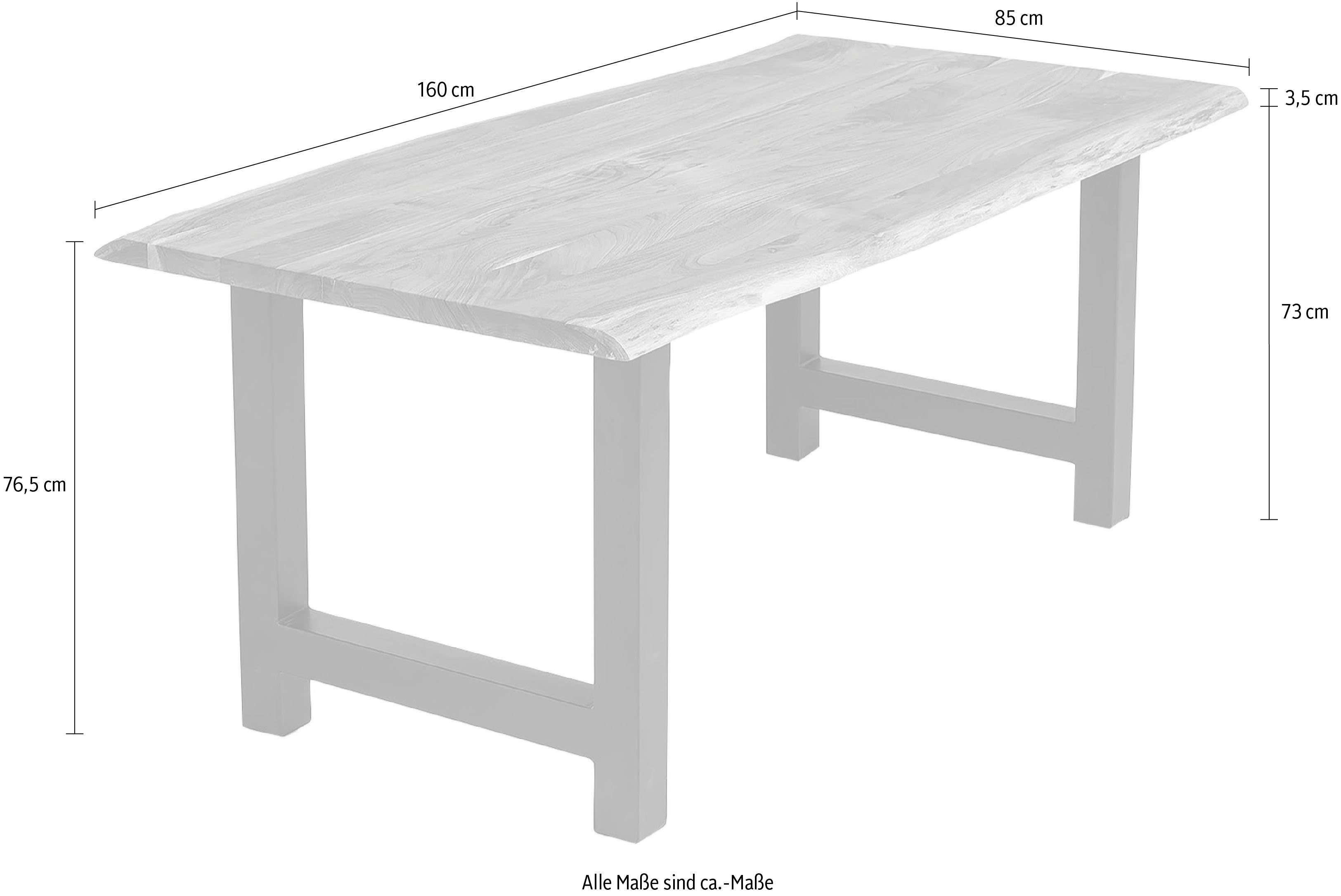 SalesFever Eettafel Massief hout geolied en tweevoudig gewaxt
