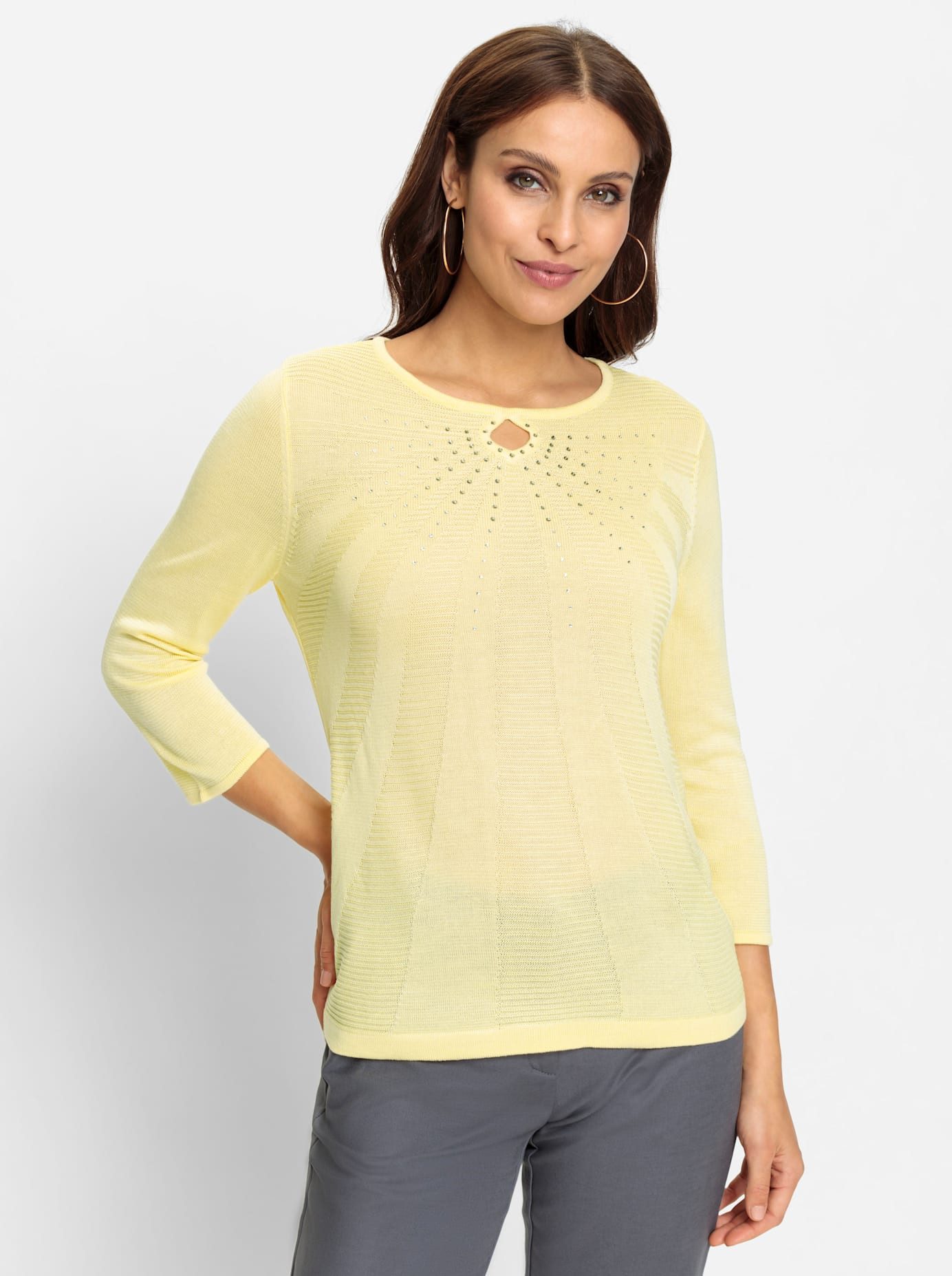 Lady Trui met 3 4 mouwen Trui