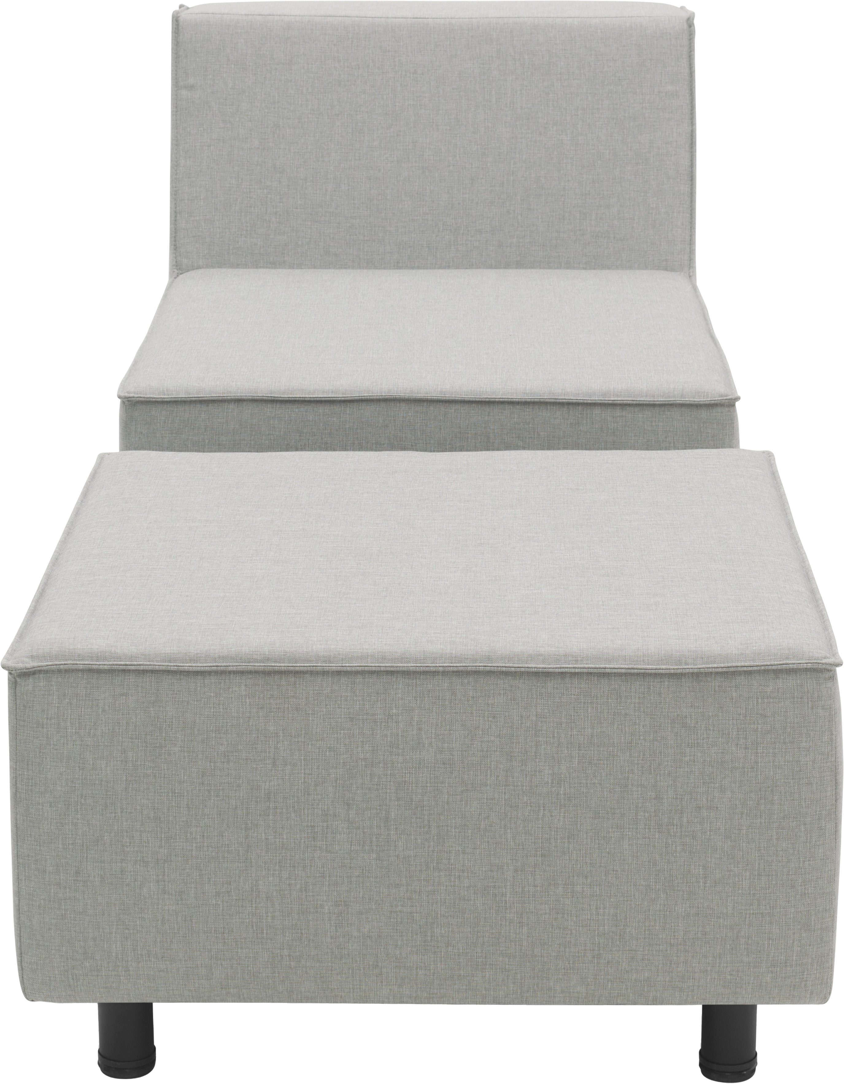 DOMO collection Sofaelement Sonna, individueel samen te stellen Enkele elementen voor terras, tuin en balkon, speciaal voor buiten